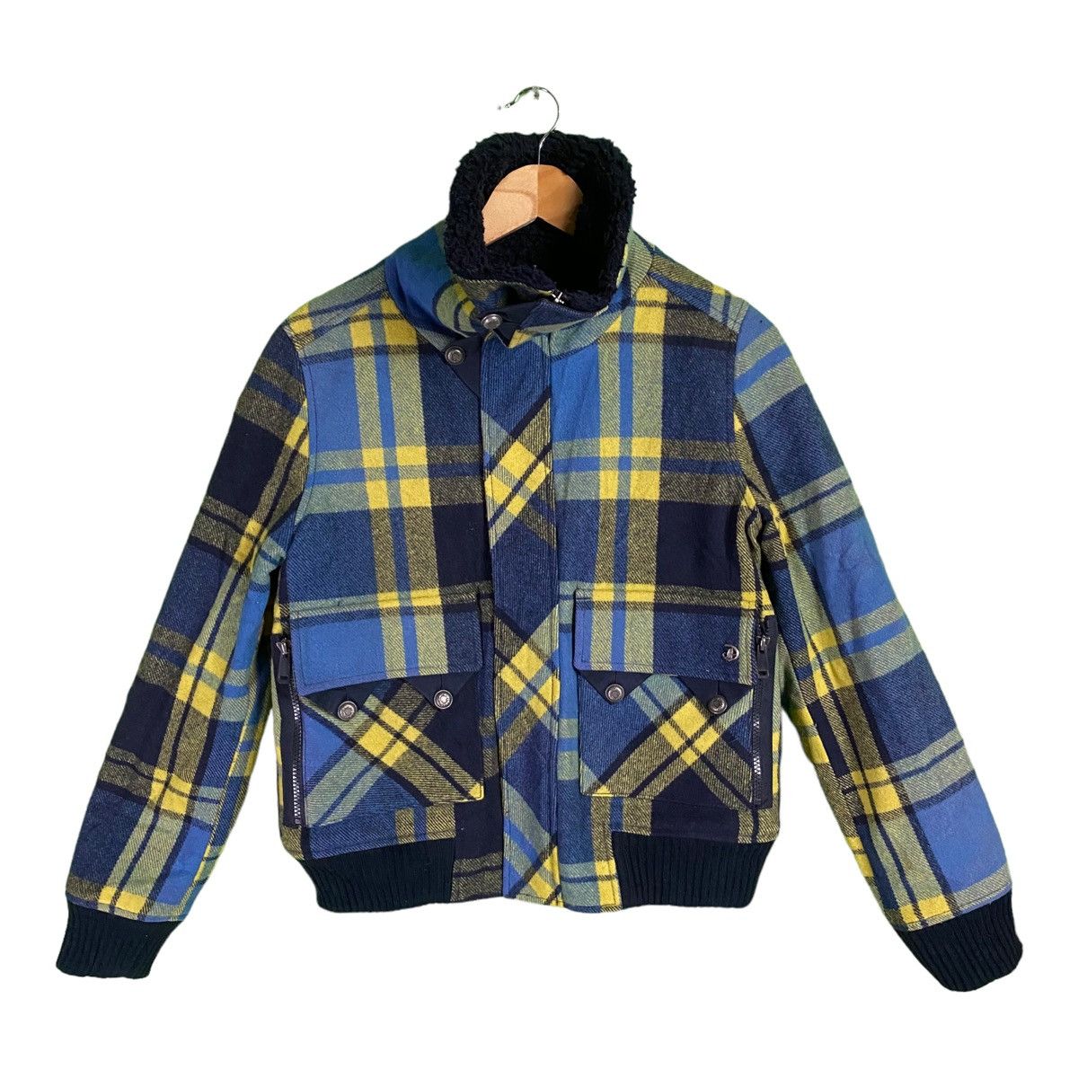 Diesel Diesel Vintage Jackets Multicolour Plaid Pockets Size US M / EU 48-50 / 2 - 2 Thumbnail