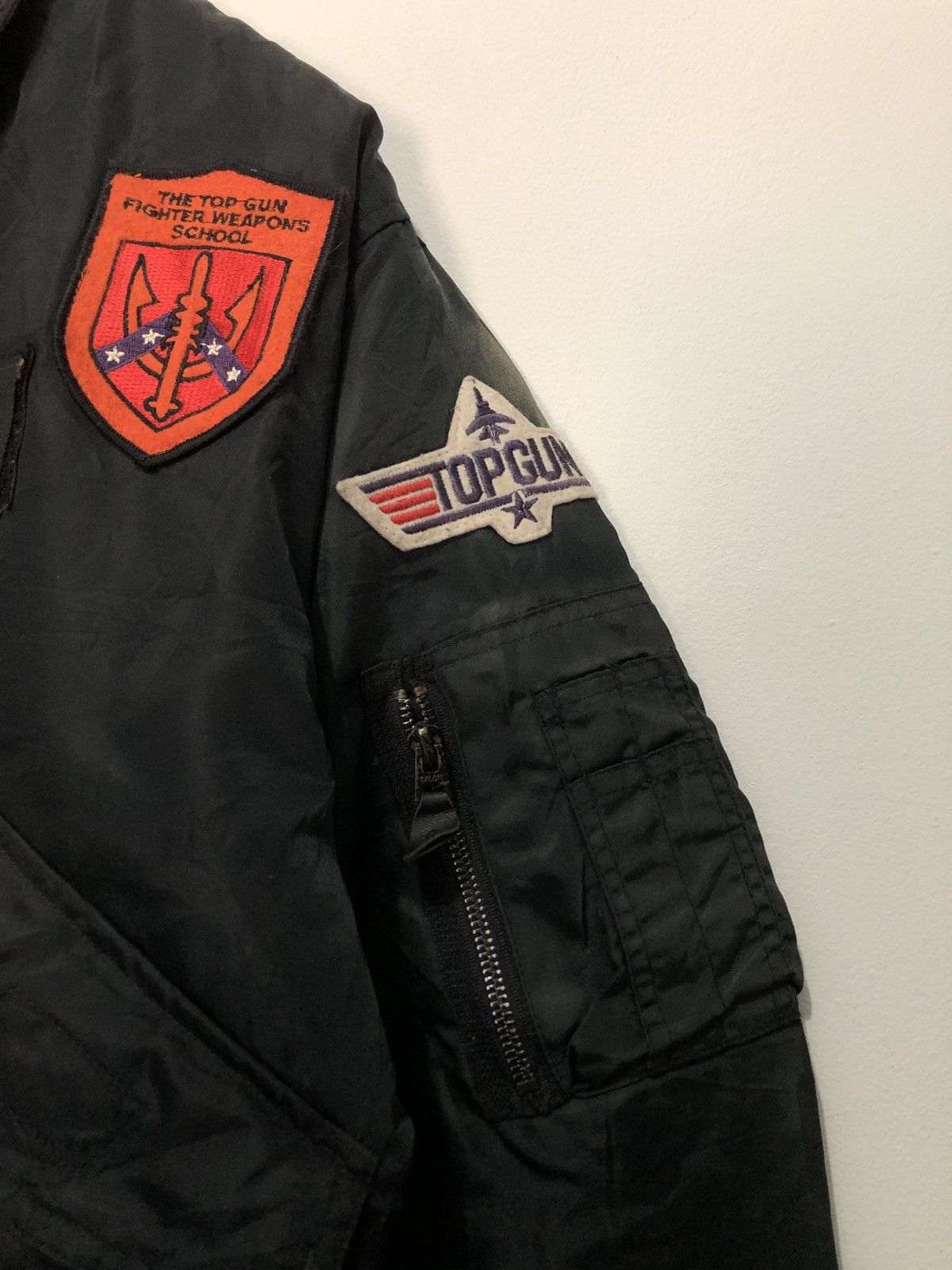 Vintage Vintage Top Gun Movie Paramount Pictures Bomber Jacket Size US M / EU 48-50 / 2 - 3 Thumbnail