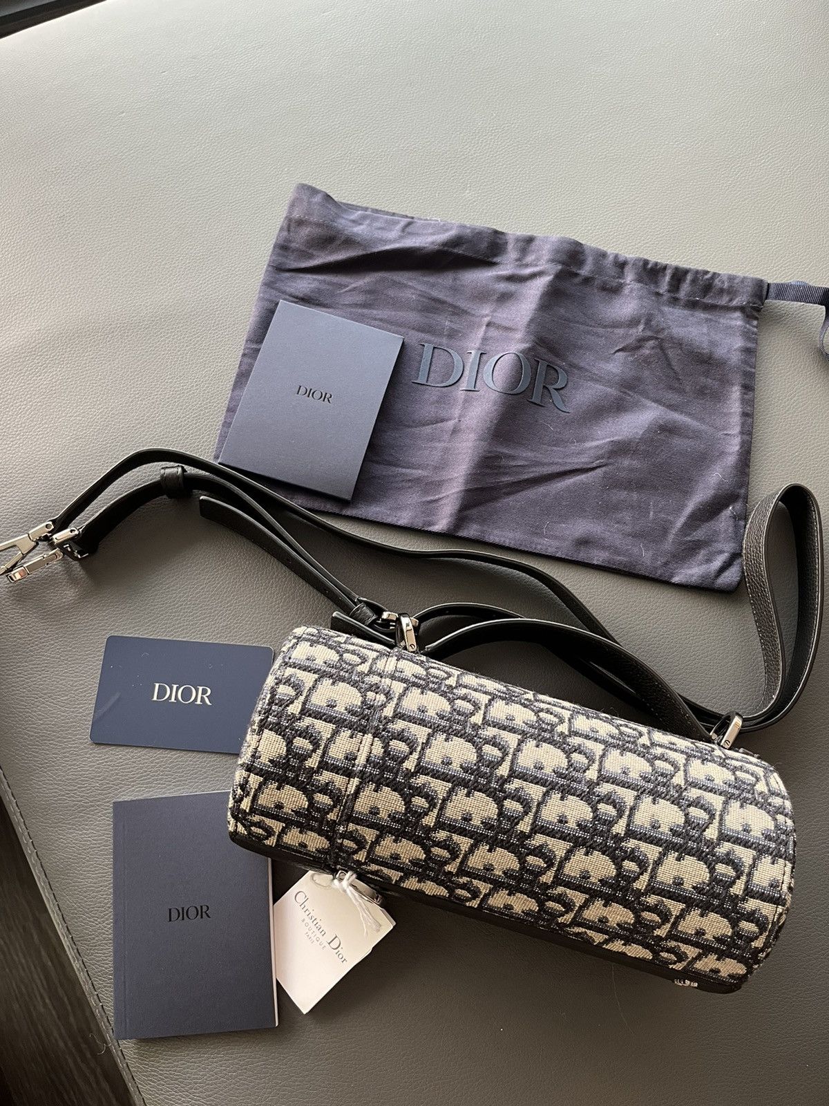 Dior Rare Brand New Limited Edition Oblique Roller Saddle Bag Size ONE SIZE - 14 Thumbnail