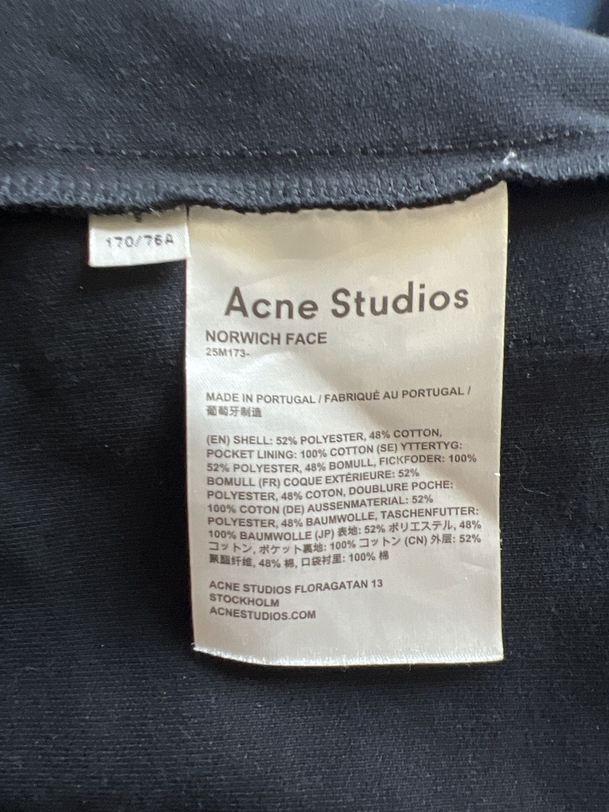 Acne Studios Norwich Face Pants