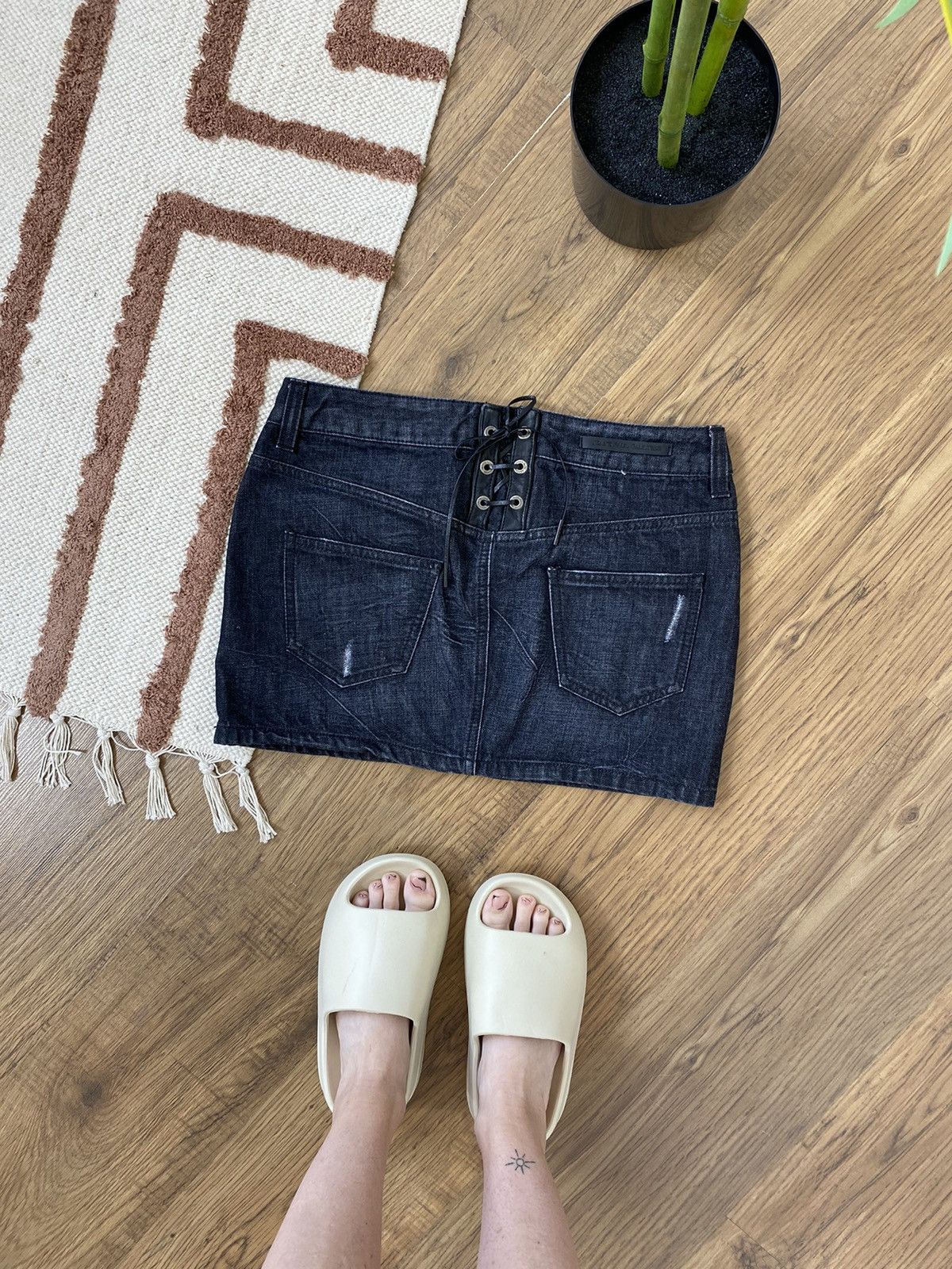 Jean Paul Gaultier VINTAGE JEAN PAUL GAULTIER LACING MINI SKIRT Size 28" / US 6 / IT 42 - 1 Thumbnail