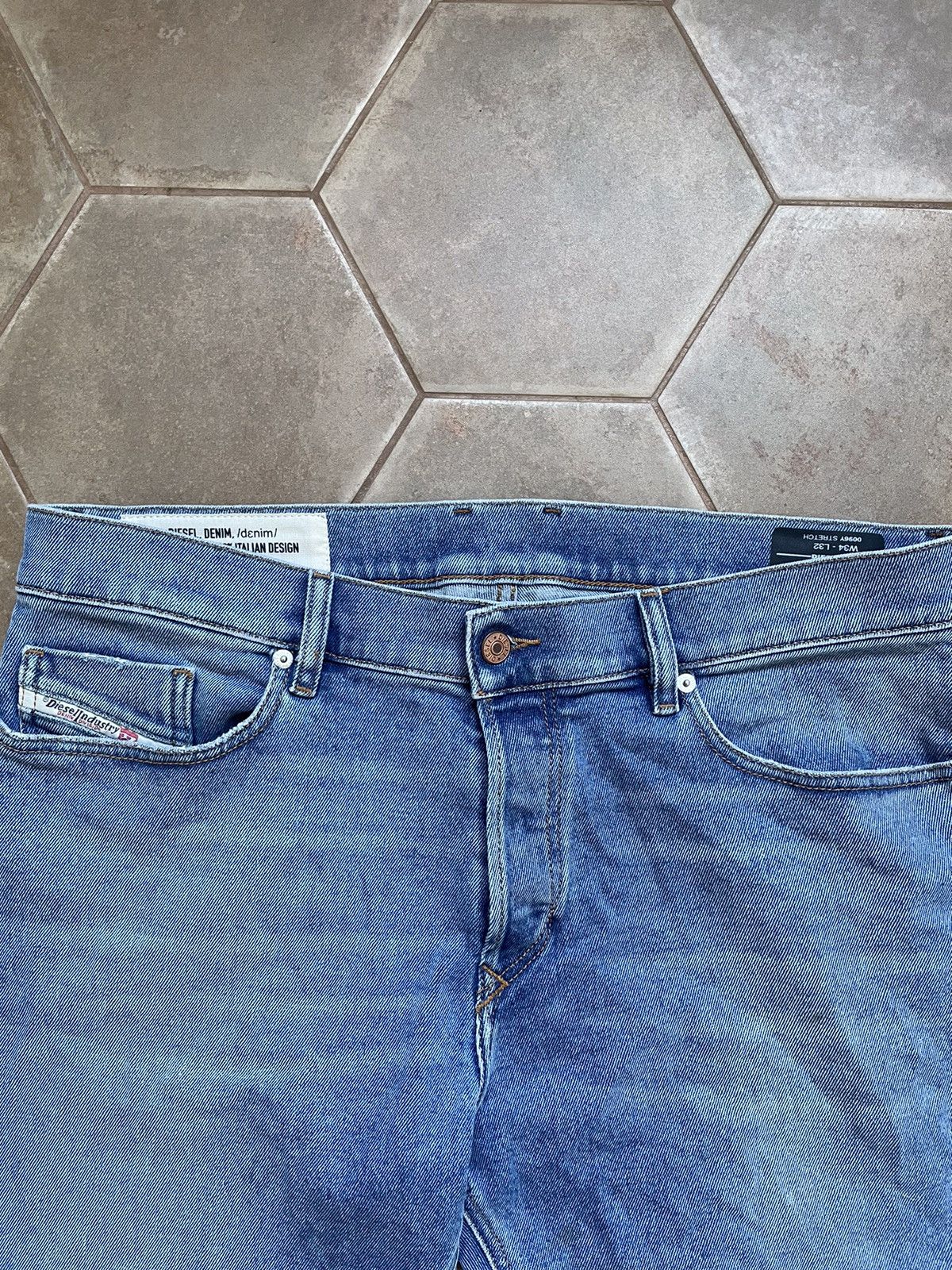 Designer × Diesel DIESEL Y2K DENIM JEANS PANTS Size US 34 / EU 50 - 3 Thumbnail