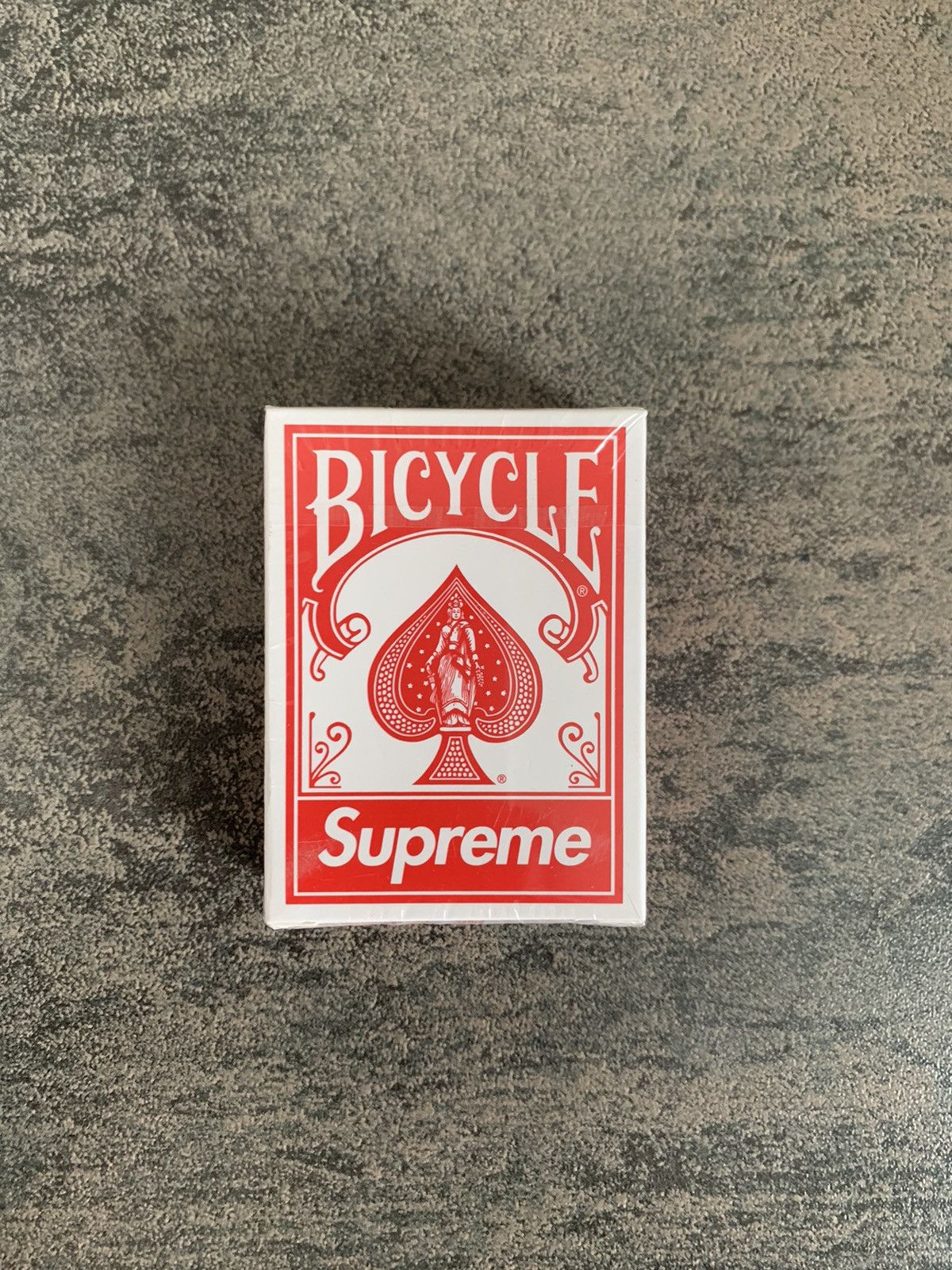 Supreme Bicycle Clear Playing Cards Red Supreme Bicycle