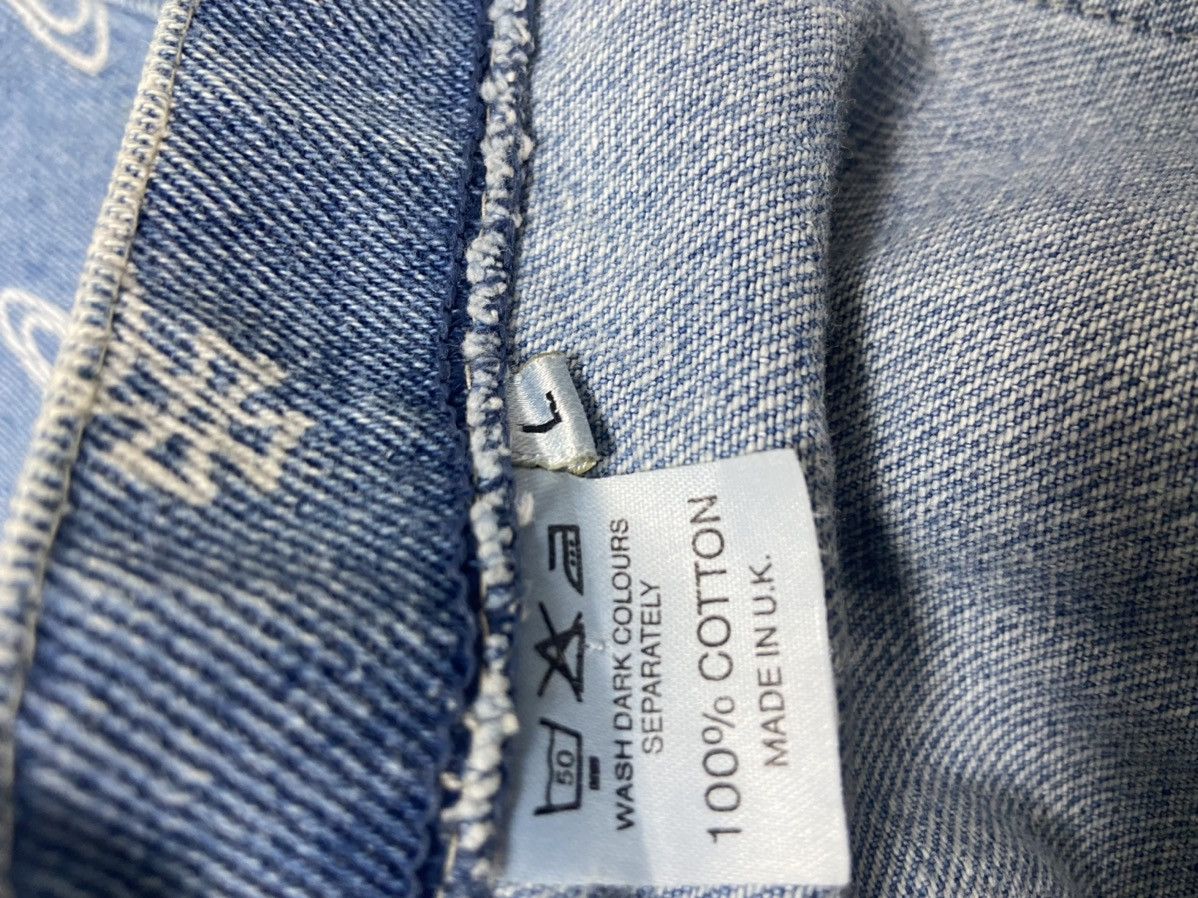 Vivienne Westwood Vivienne westwood VINTAGE 80s 90s Orb suspender denim pants Size US 29 - 7 Thumbnail
