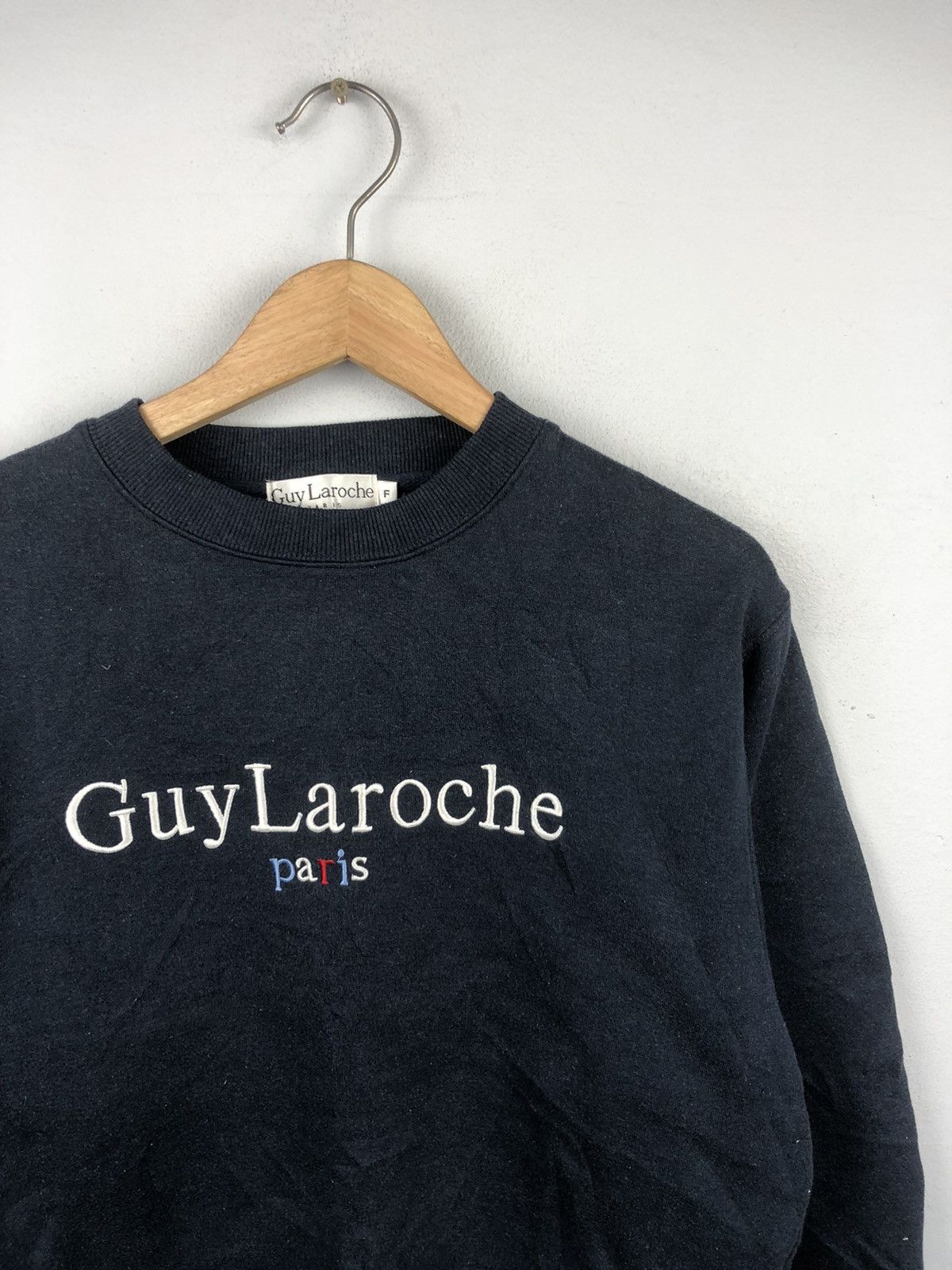 Guy Laroche × Vintage Vintage Guy Laroche Paris Pull Over Sweatshirt Size M / US 6-8 / IT 42-44 - 2 Thumbnail