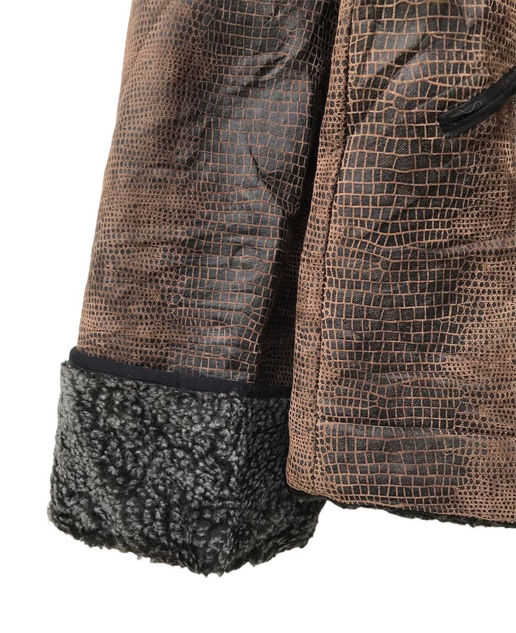 Jean Paul Gaultier RARE JPG Onward Kashiyama Reversible Lizard Coated Jacket Size US L / EU 52-54 / 3 - 8 Thumbnail
