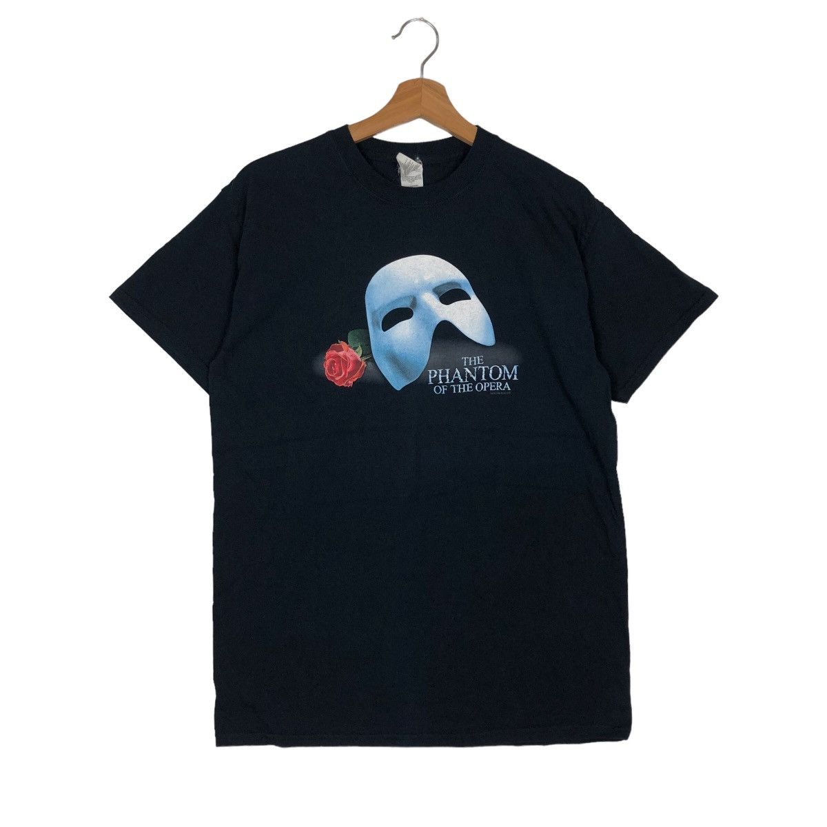 VINTAGE T-SHIRT THE PHANTOM OF THE OPERA BIG LOGO DESIGN