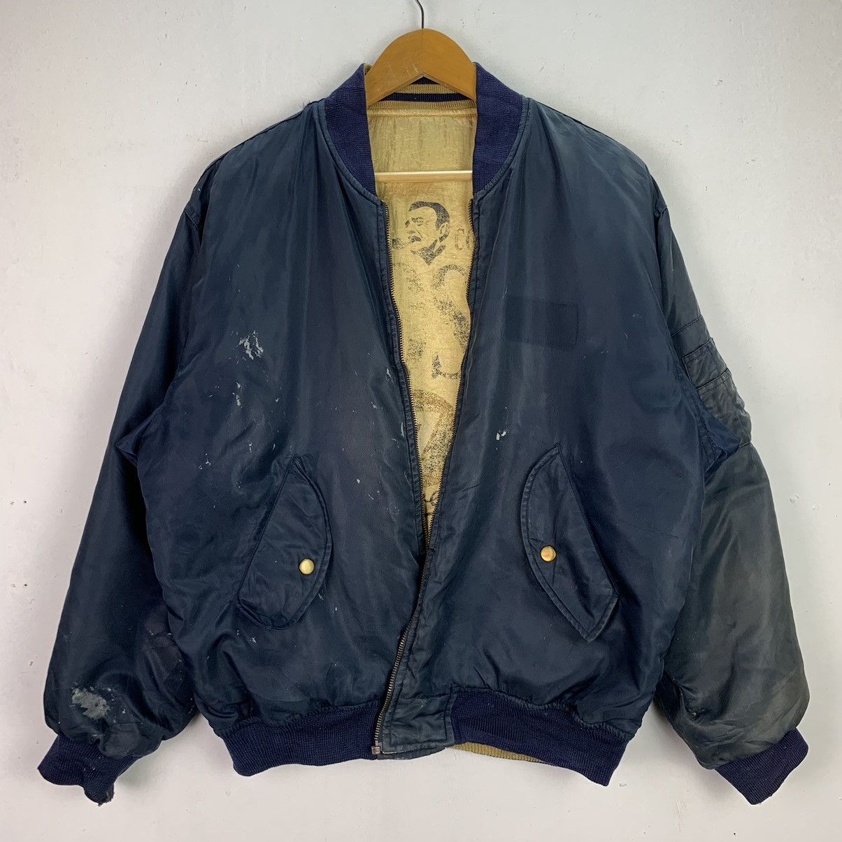 Japanese Brand × Vintage Suntory boss coffe reversible jacket Size US L / EU 52-54 / 3 - 2 Thumbnail