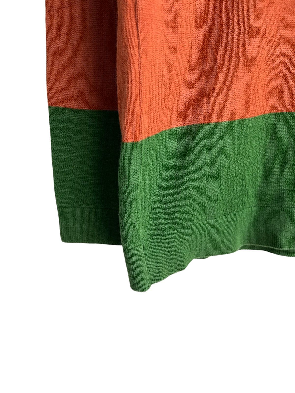 Issey Miyake FW98 Issey Miyake Men Boat Neck Colorway Border Sweater Size US L / EU 52-54 / 3 - 6 Thumbnail