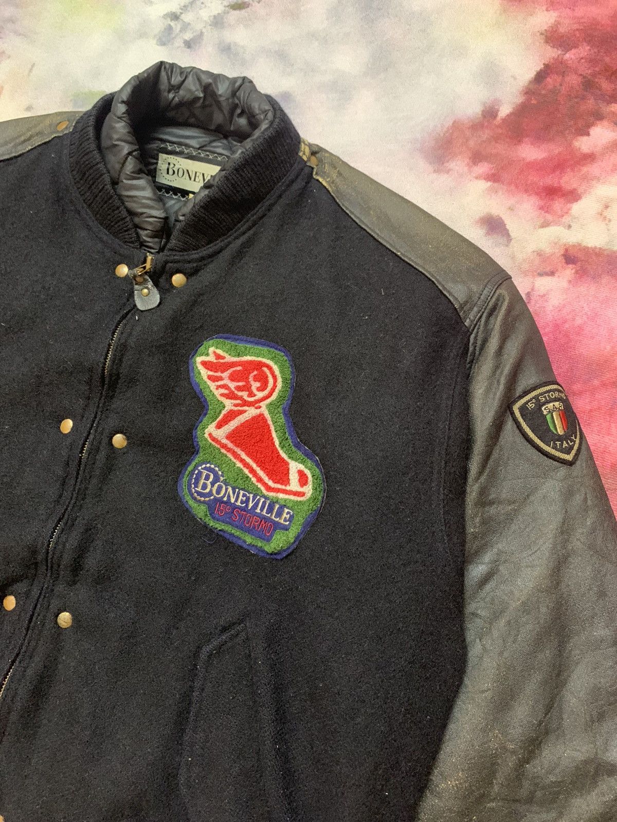 Boneville Archive BONEVILLE x ITALY AIR FORCE 15STORMO Stadium Varsity Size US L / EU 52-54 / 3 - 4 Thumbnail
