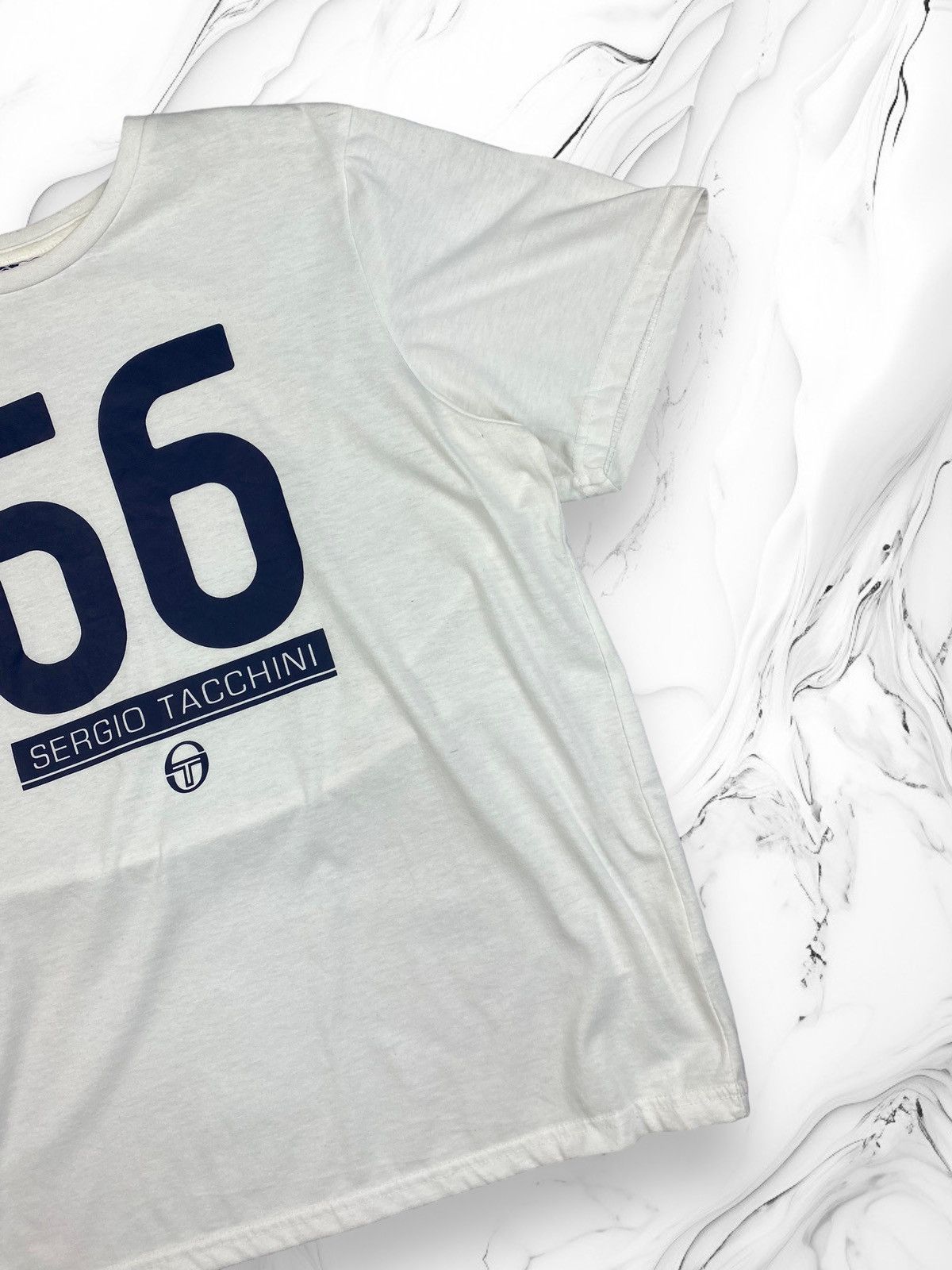 Sergio Tacchini × Vintage Vintage Sergio Tacchini T Shirt Big Logo Travis kanye Style Size US L / EU 52-54 / 3 - 3 Thumbnail
