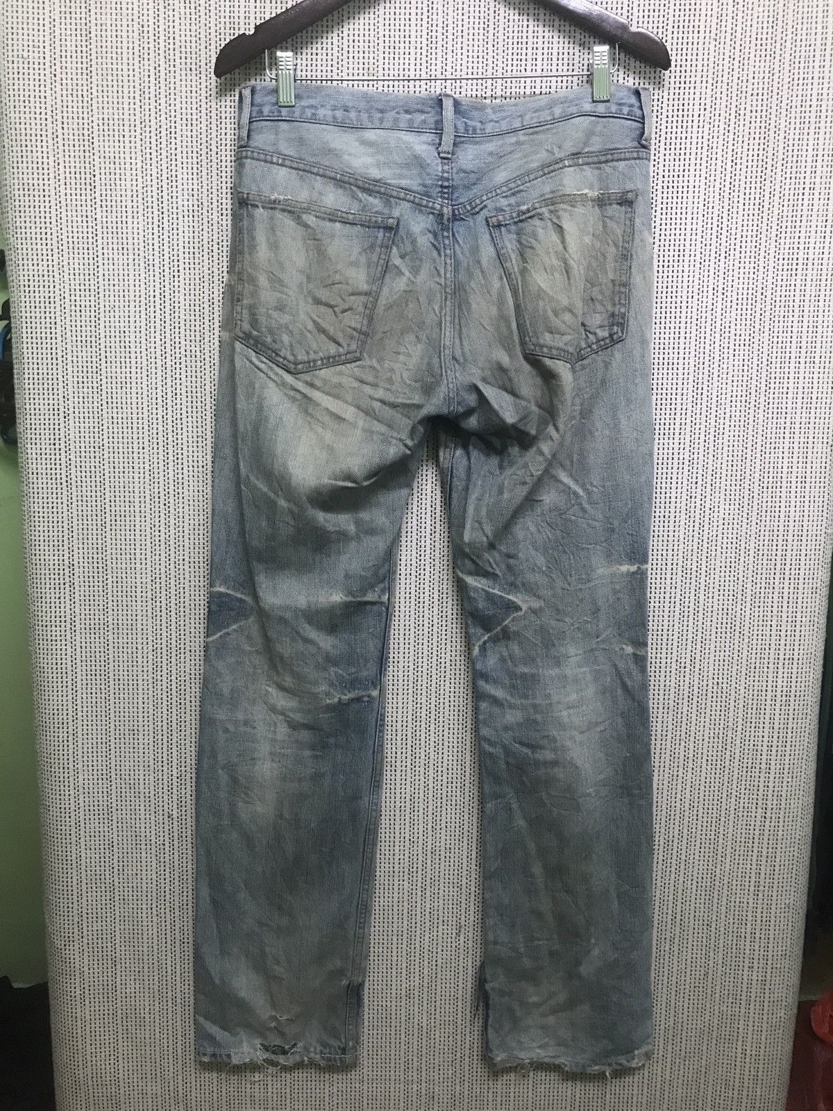 Takeo Kikuchi DISTRESSED ‼️‼️ vintage takeo kikuchi very rare Size US 33 - 2 Thumbnail