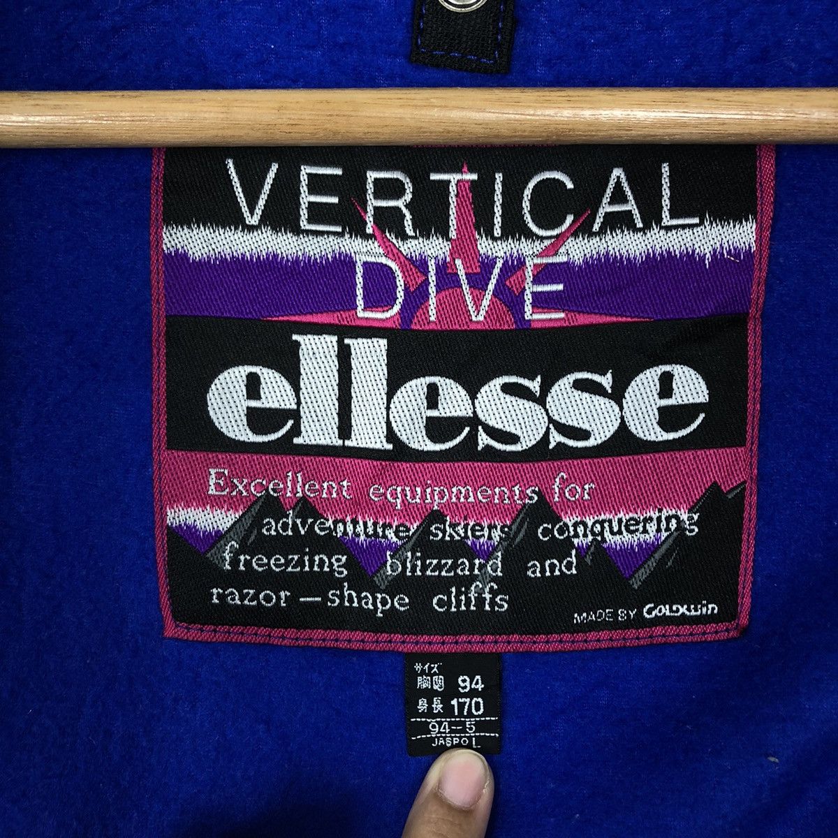 Japanese Brand VINTAGE FLEECE SHERPA JACKET ELLESSE JAPAN MADE Size US L / EU 52-54 / 3 - 12 Thumbnail