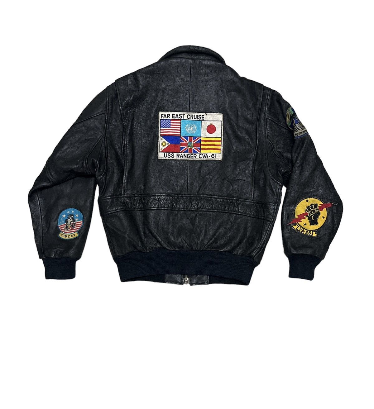 Japanese Brand × Kadoya × Vintage Vintage Kadoya WW2 G-1 Us Aviator Flight Jacket TopGun stlye Size US M / EU 48-50 / 2 - 2 Thumbnail