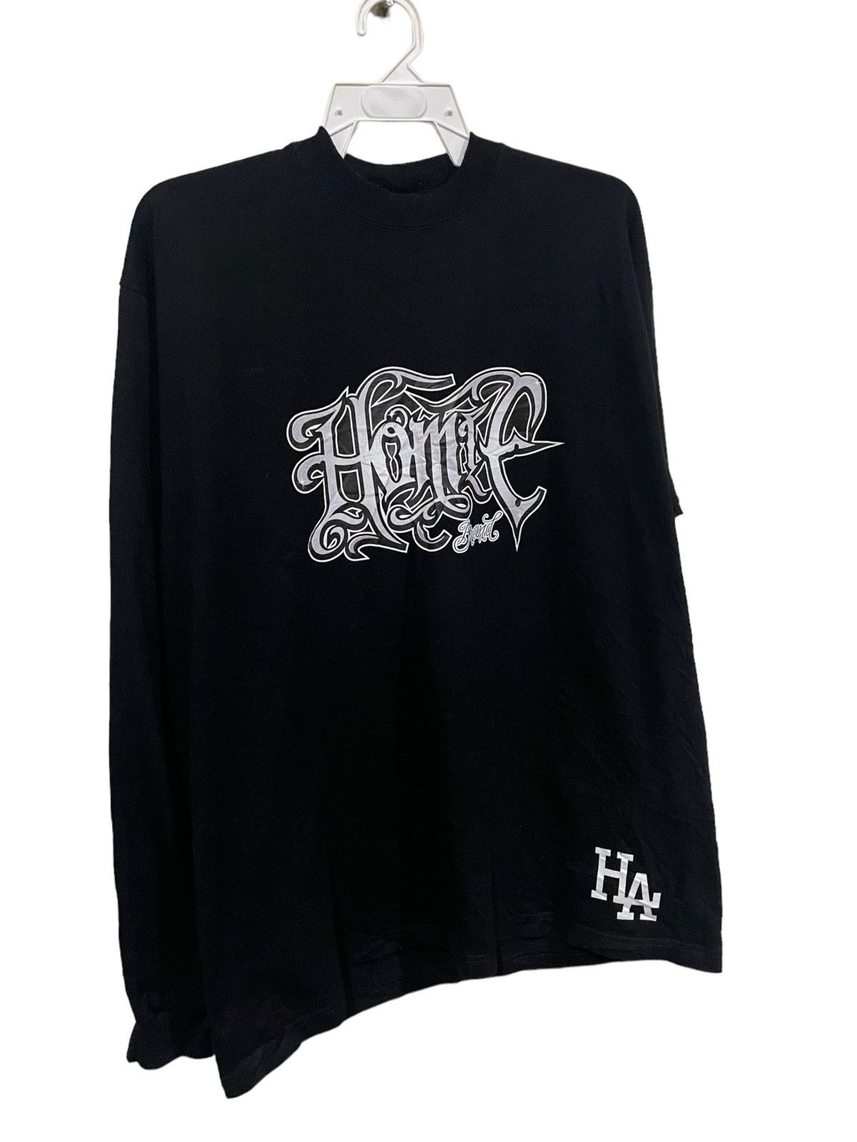 Rap Tees × Vintage 90s Homie Brand Rap Hip Hop Longsleeve Tee Size US XL / EU 56 / 4 - 2 Thumbnail