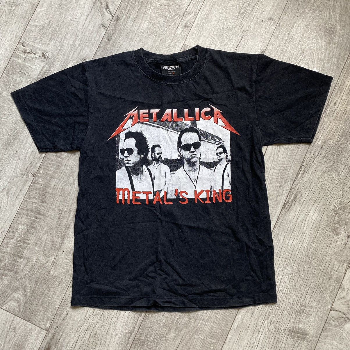 Band Tees VINTAGE METALLICA BAND METAL’S KING PHOTO T SHIRT Size US M / EU 48-50 / 2 - 1 Thumbnail