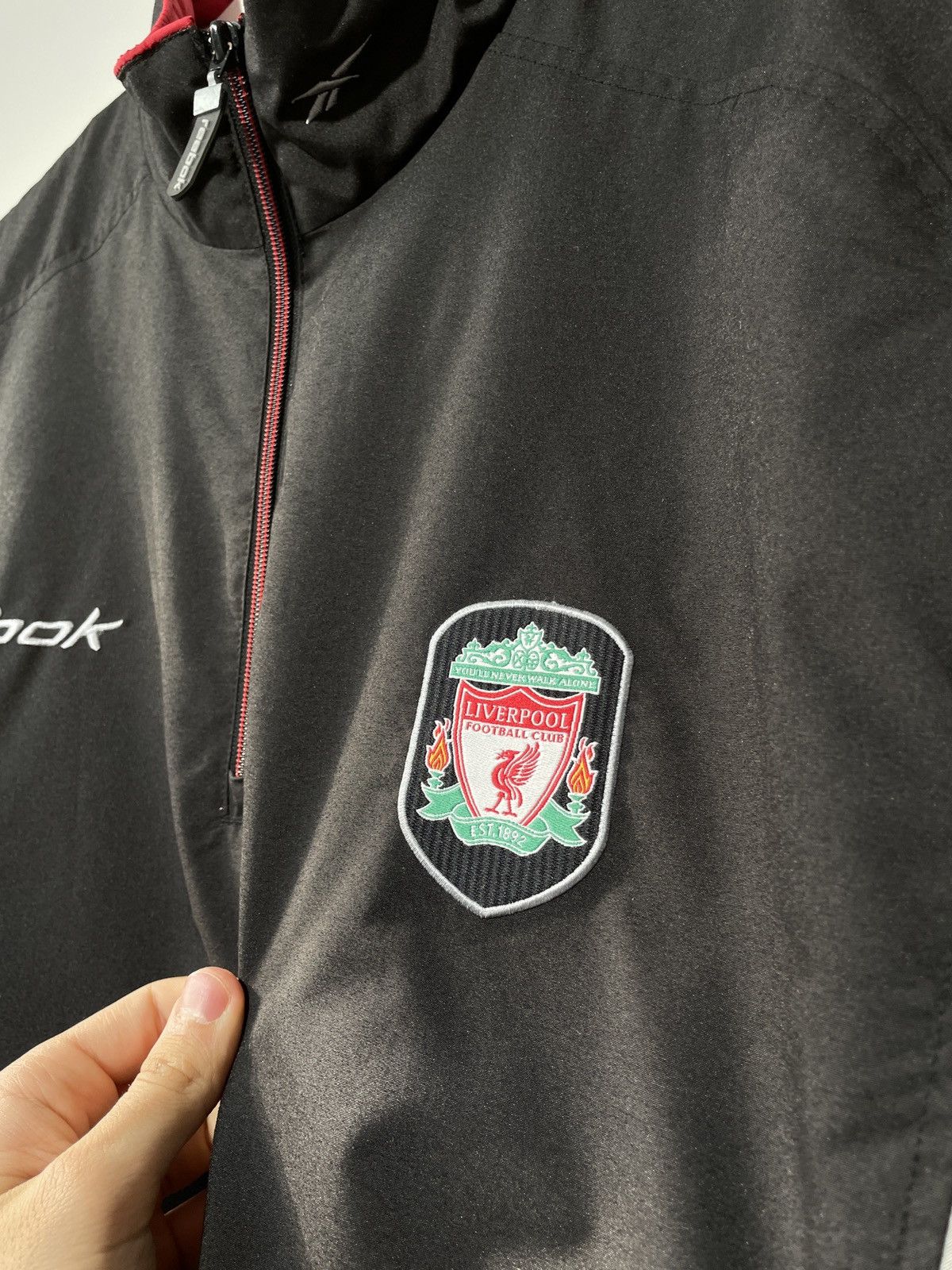 Reebok × Vintage Vintage Reebok Liverpool 2000s Training Football Sweatshirt Size US L / EU 52-54 / 3 - 8 Thumbnail