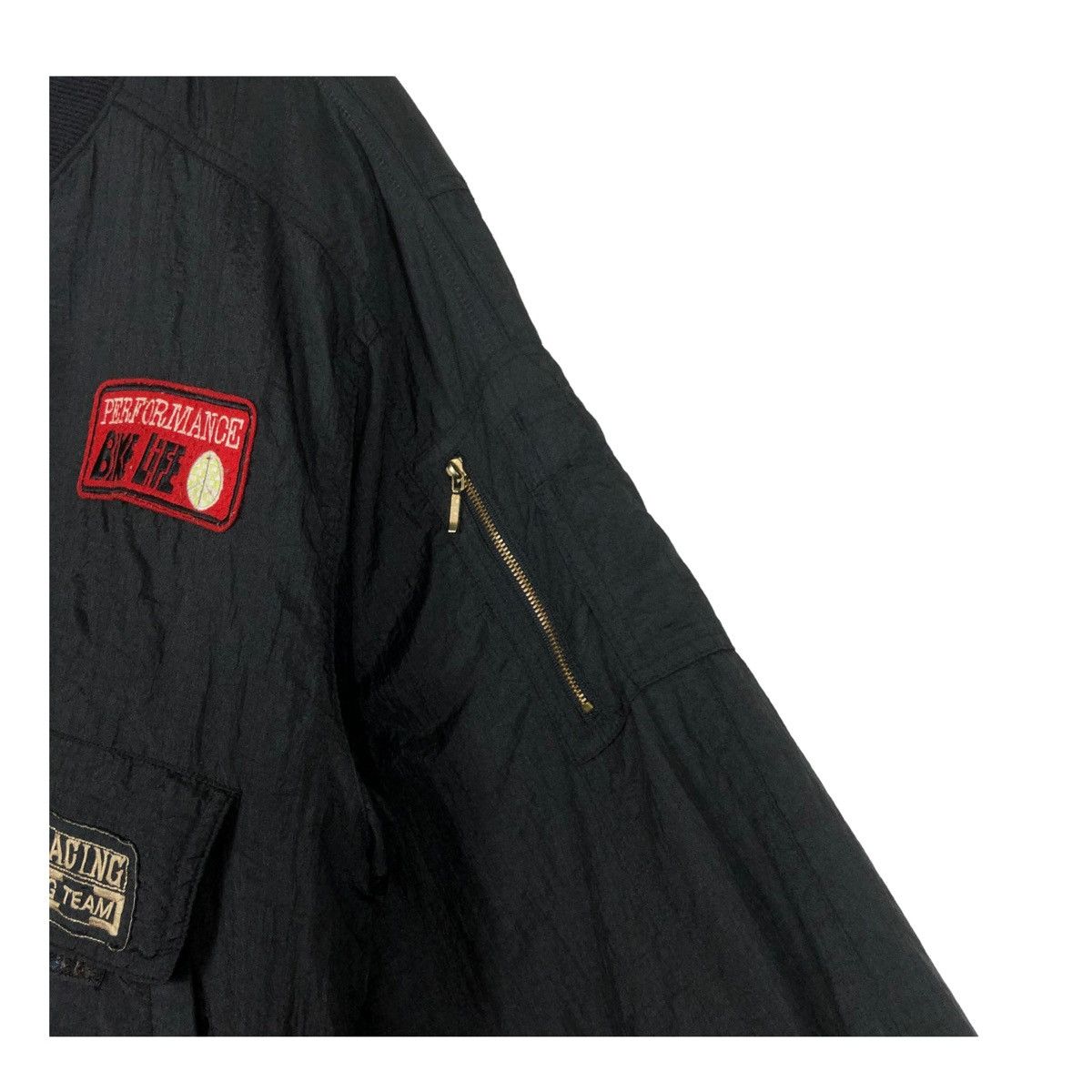 Japanese Brand 💥80s BRITISH BIKE GLEE MAN RACING BOMBER JACKET Size US M / EU 48-50 / 2 - 8 Thumbnail