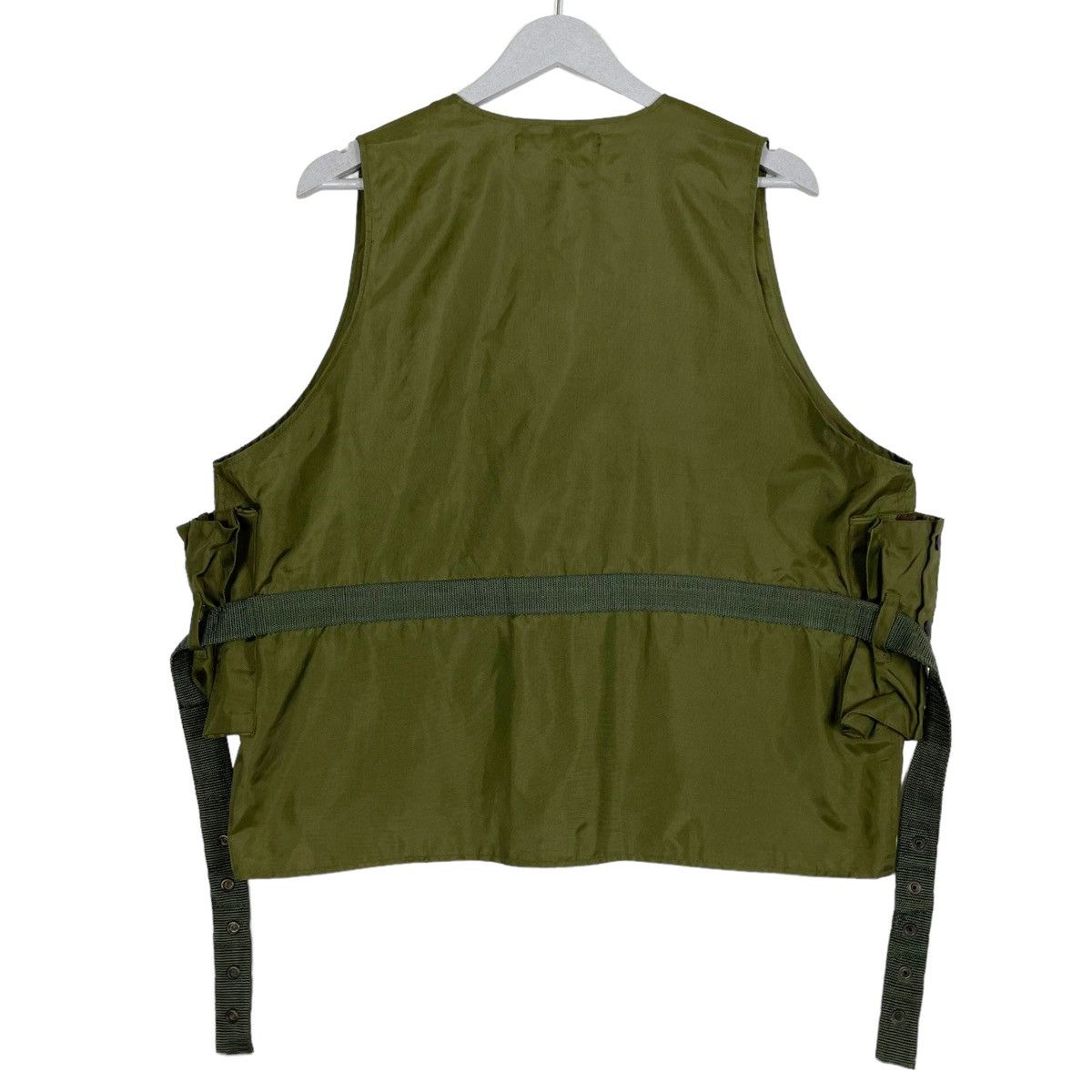 Japanese Brand × Vintage 💥BONDAGE PARACHUTE US AIRFORCE GREEN VEST Size US L / EU 52-54 / 3 - 6 Thumbnail