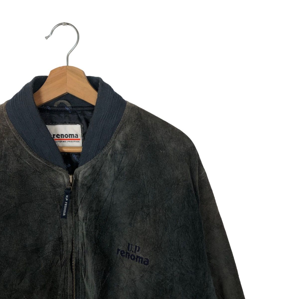 Genuine Leather VINTAGE GENUINE LEATHER BOMBER JACKET UP RENOMA JAPAN Size US M / EU 48-50 / 2 - 6 Thumbnail