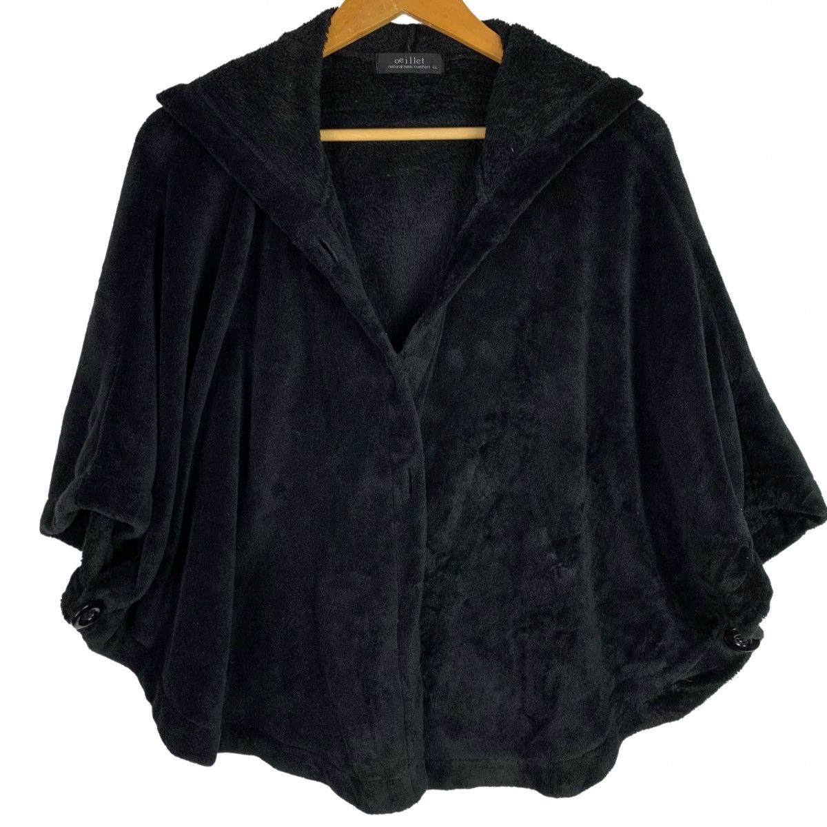 Japanese Brand × Vintage Vintage Japanese Brand Batwing Hooded Jacket Size US XL / EU 56 / 4 - 1 Thumbnail