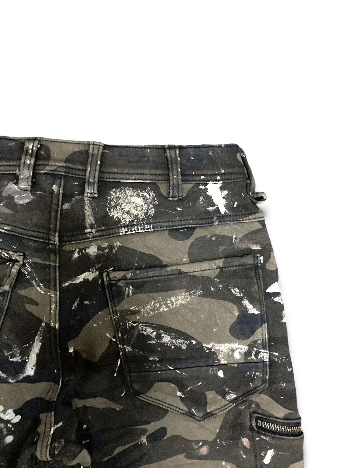 Japanese Brand Vintage Heavy Art Trashed Paint Cargo Size US 30 / EU 46 - 11 Thumbnail
