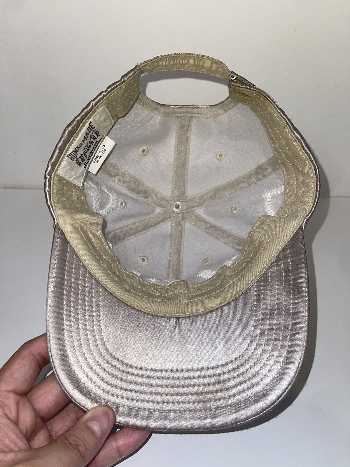 Cactus Plant Flea Market × Human Made CPFM X Human Made Dry Alls Satin Silver Cap 2018 Size ONE SIZE - 6 Thumbnail