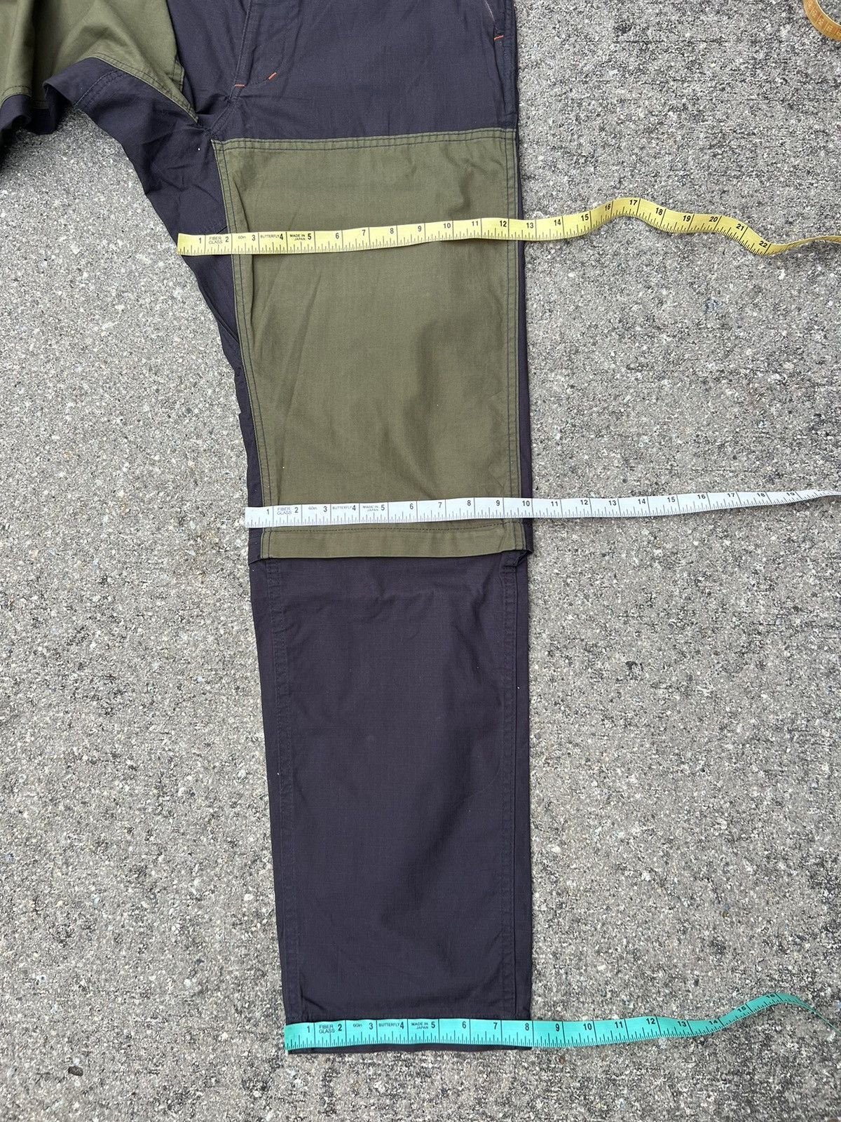 Vintage Japanese Designer ELNEST Ripstop Modular Trouser Size US 31 - 4 Thumbnail