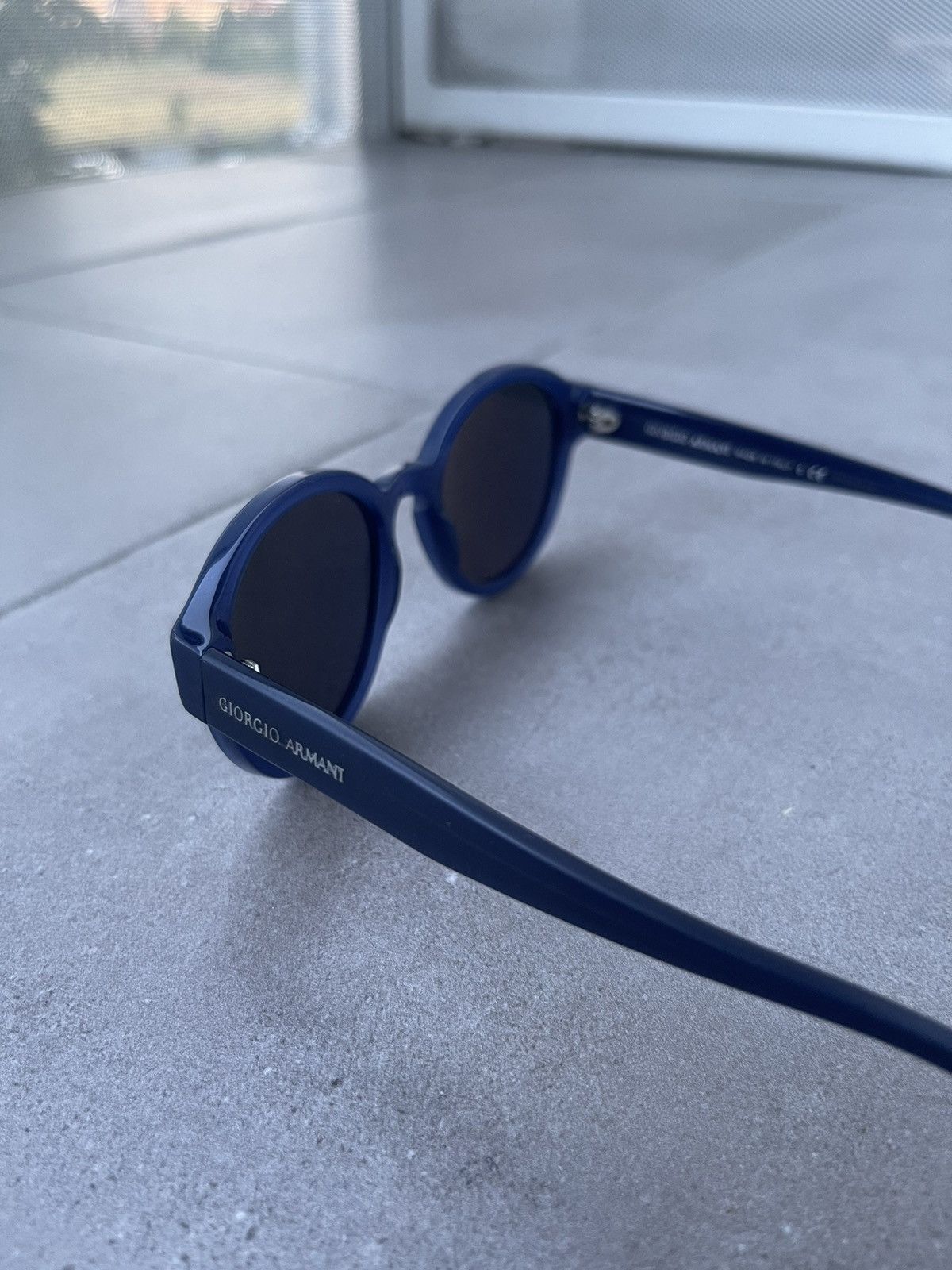 Emporio Armani Giorgio Armani AR8005 5008/R5 Blue Sunglasses Size ONE SIZE - 6 Thumbnail