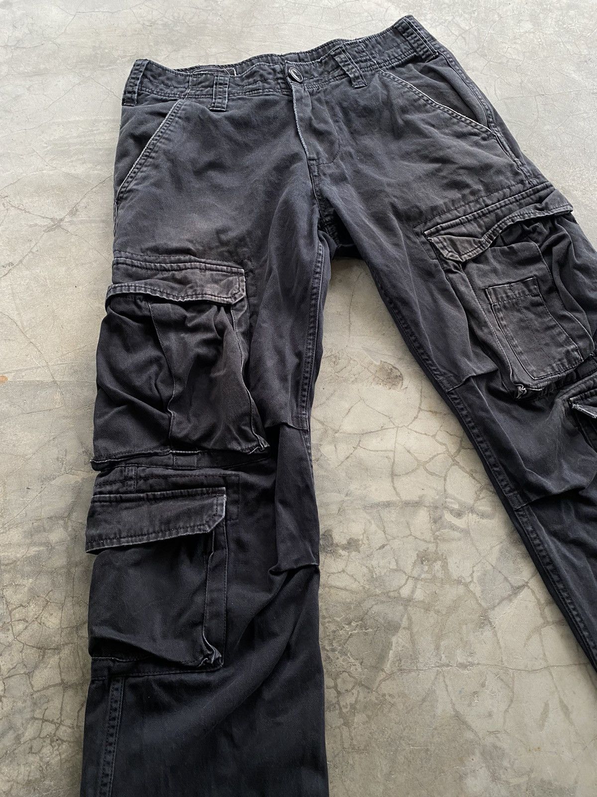 If Six Was Nine × Japanese Brand × Le Grande Bleu (L.G.B.) Baggy Jeans Japanese R.C.c 986 Cargo Bondage Size US 30 / EU 46 - 2 Thumbnail