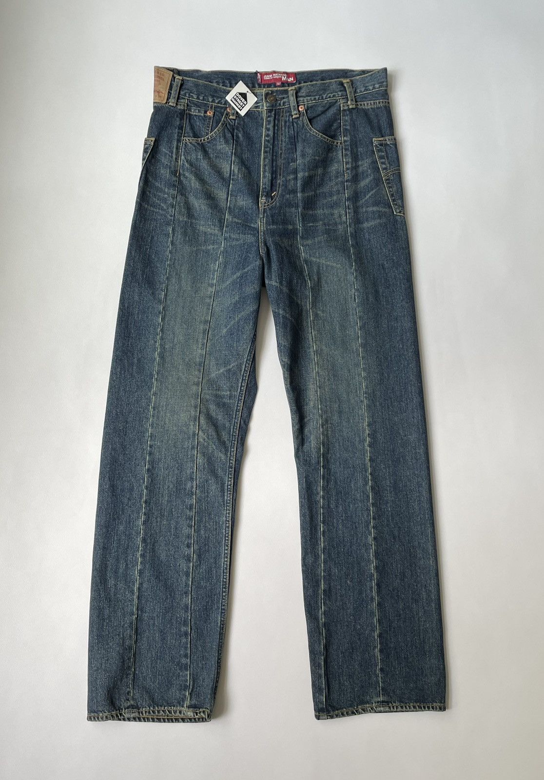 Junya Watanabe A/W 06 Reworked Washed Denim Jeans | Grailed