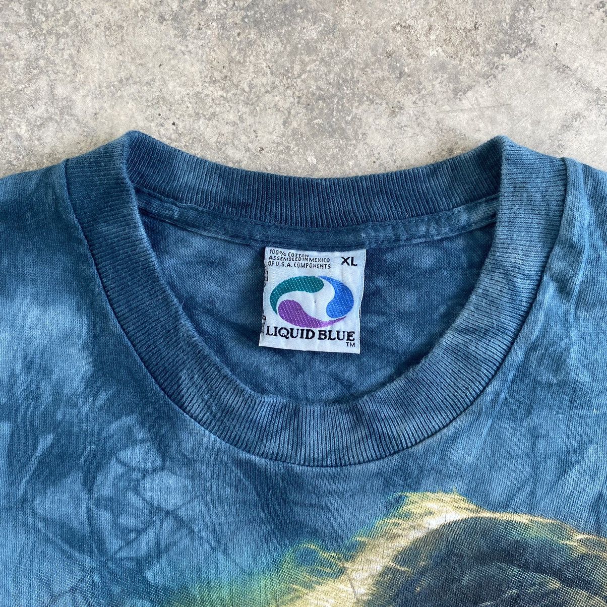 Liquid Blue Vintage 90’s Yoda Star Wars Liquid Blue Promo Movie T-Shirt Size US XL / EU 56 / 4 - 8 Thumbnail