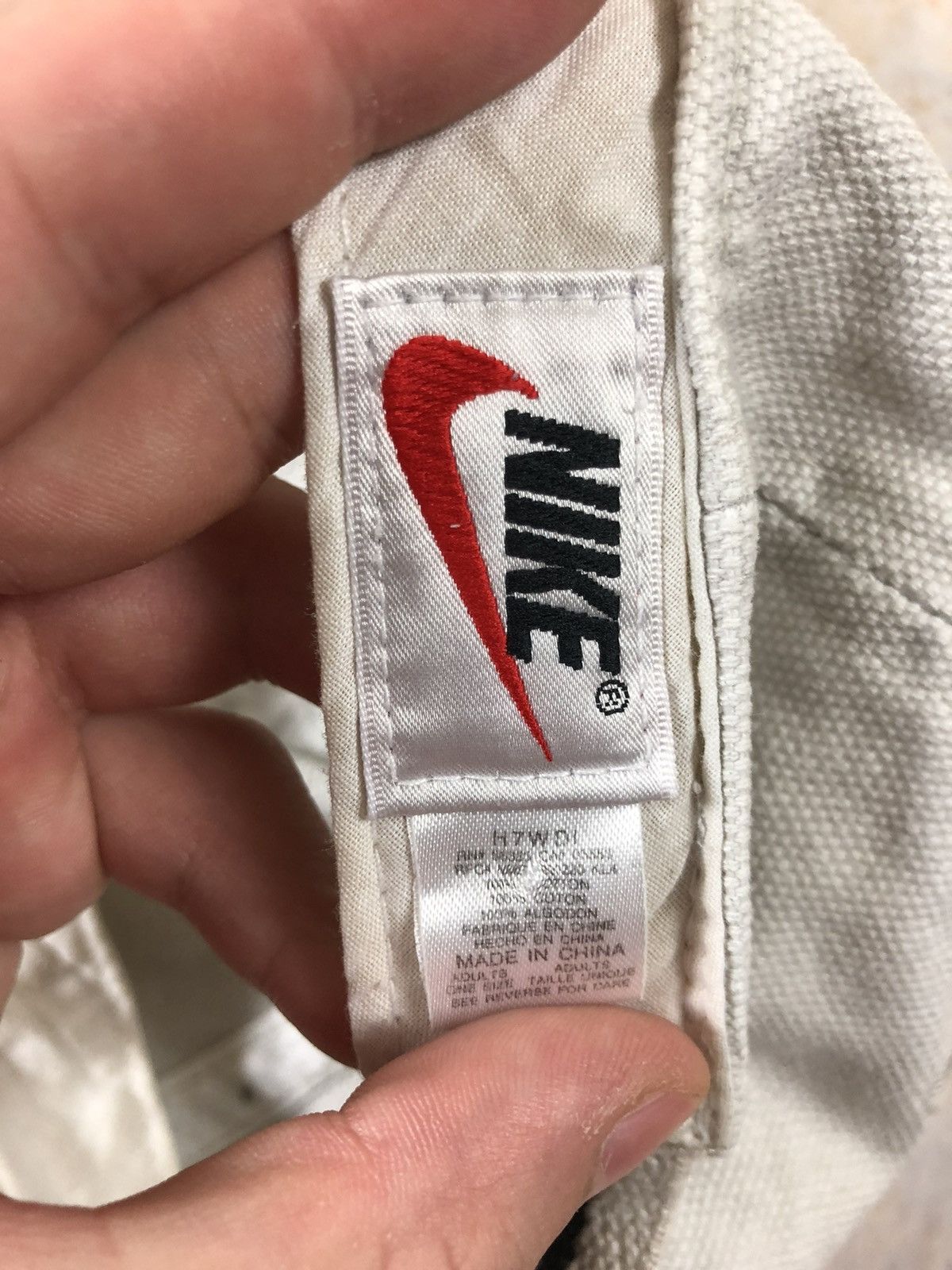 Nike × Vintage Nike vintage rare big logo hat cap Size ONE SIZE - 6 Thumbnail