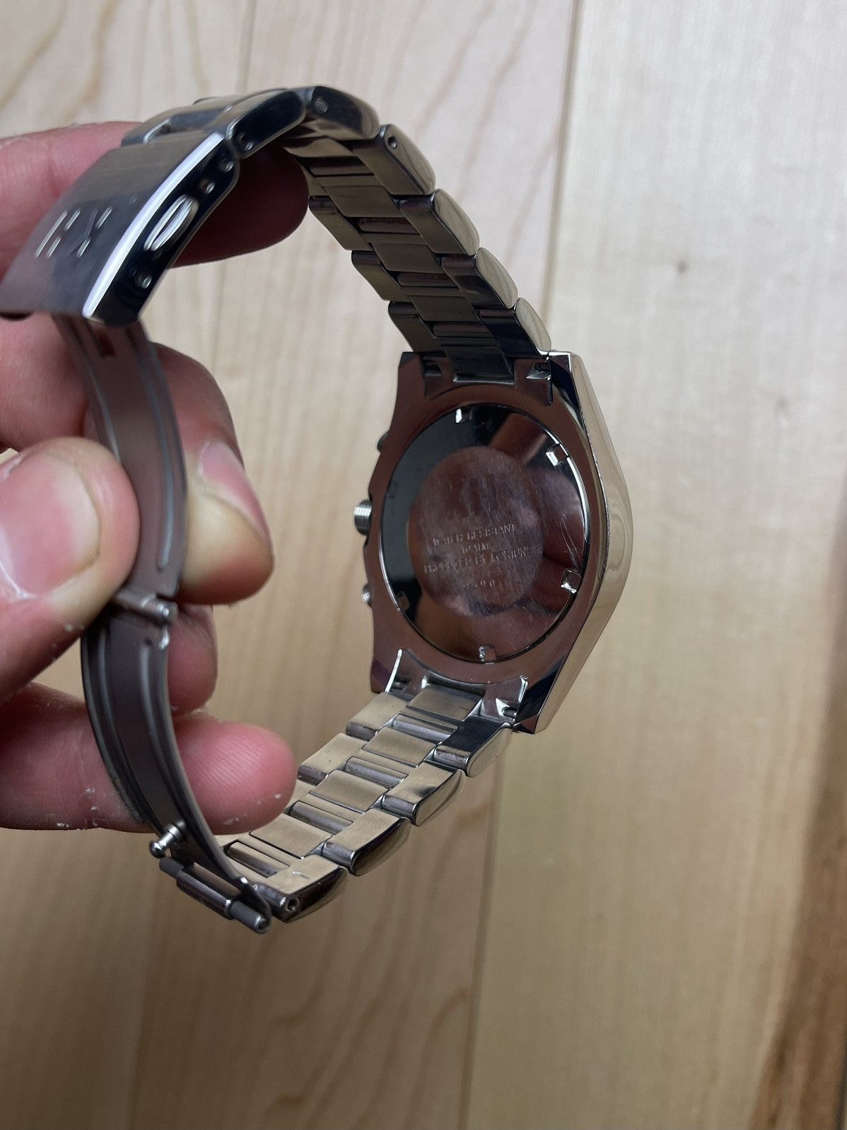 Katharine Hamnett London Katharine Hamnett Silver/Navy Face Watch Size ONE SIZE - 5 Thumbnail