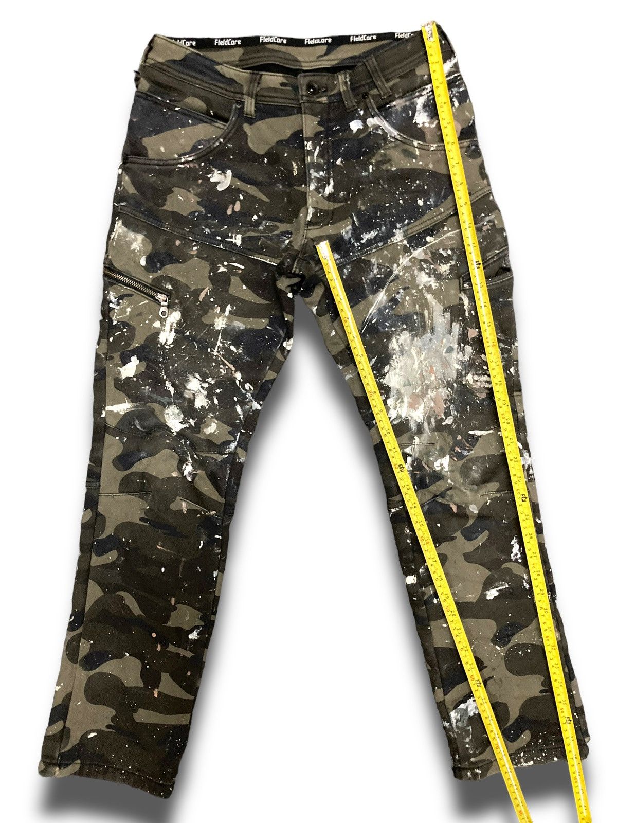 Japanese Brand Vintage Heavy Art Trashed Paint Cargo Size US 30 / EU 46 - 19 Thumbnail