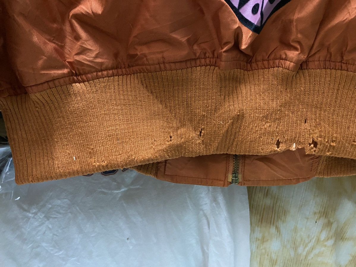 Vintage DISTRESSED DONNA UNO BOMBER JACKET Size US XL / EU 56 / 4 - 19 Thumbnail