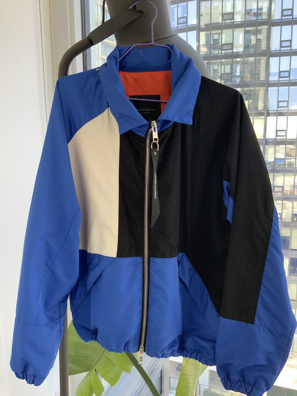 Daniel Patrick Colorblock Track Jacket Cobalt Black Ivory Size US S / EU 44-46 / 1 - 2 Thumbnail