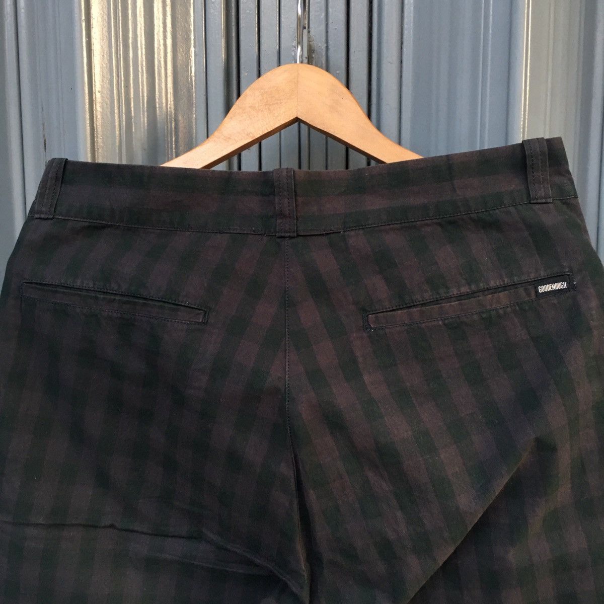 Good Enough × Japanese Brand Vintage Good Enough Short Pants Plaid 90s Size US 32 / EU 48 - 3 Thumbnail