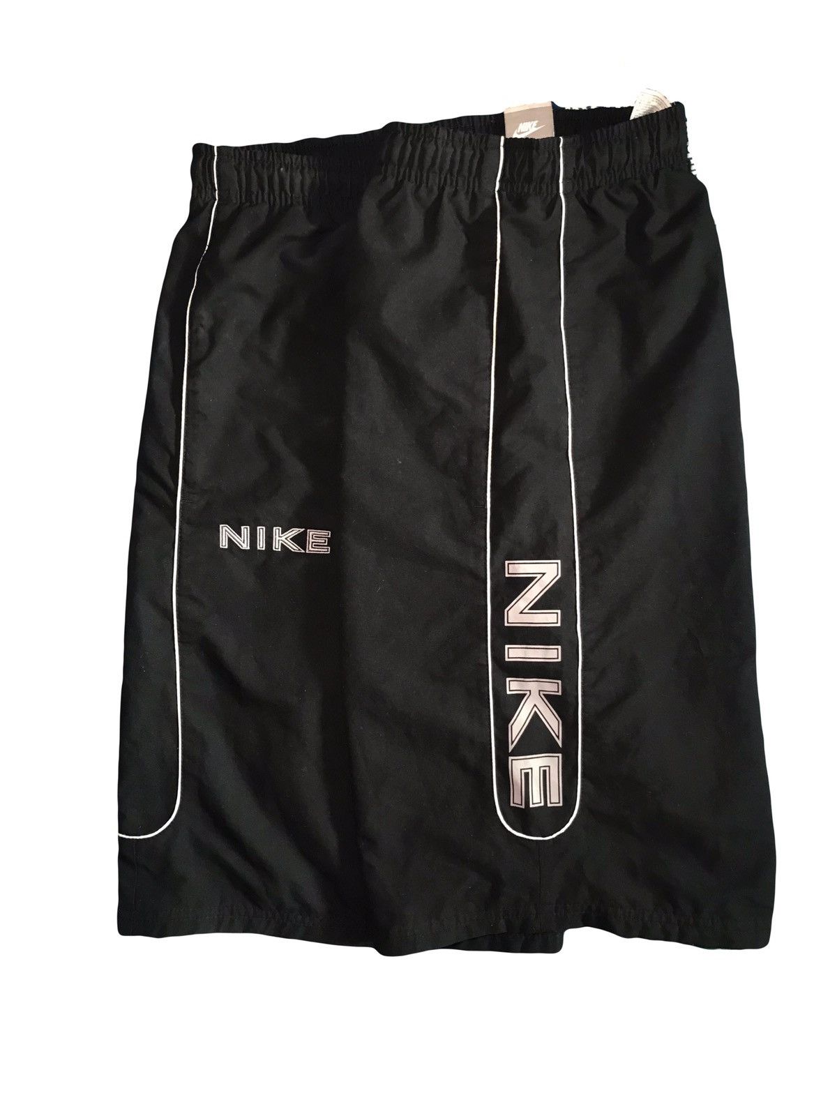 Nike Vintage Nike Shorts Swoosh Big Logo Y2K Drill 90s Size XL Size US 34 / EU 50 - 1 Thumbnail
