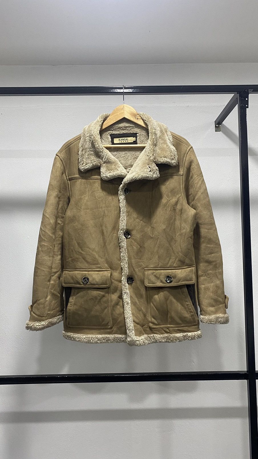Other 🚨FINAL DROP🚨 Kansai Jeans Suede Fleece Jacket Size US XL / EU 56 / 4 - 1 Thumbnail