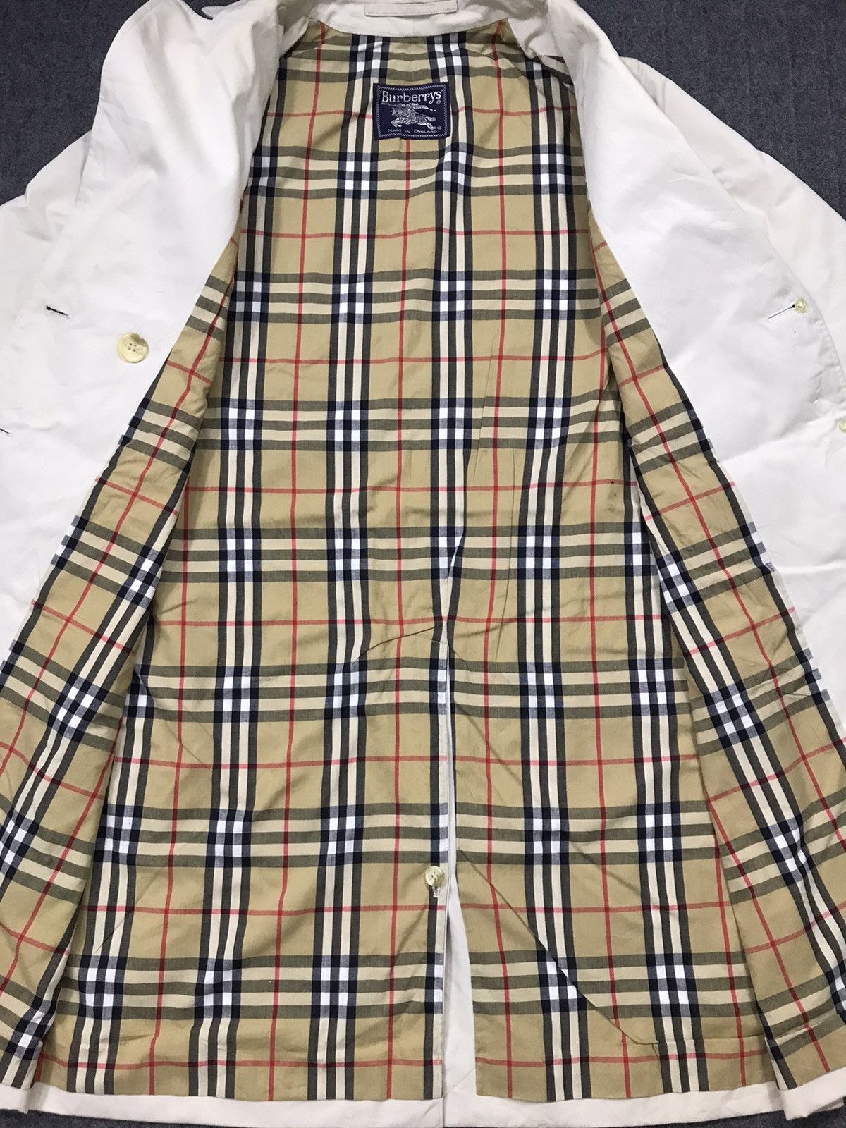 Burberry Burberrys London Trench Jacket Nova Checked Monogram Inner Size US XL / EU 56 / 4 - 5 Thumbnail
