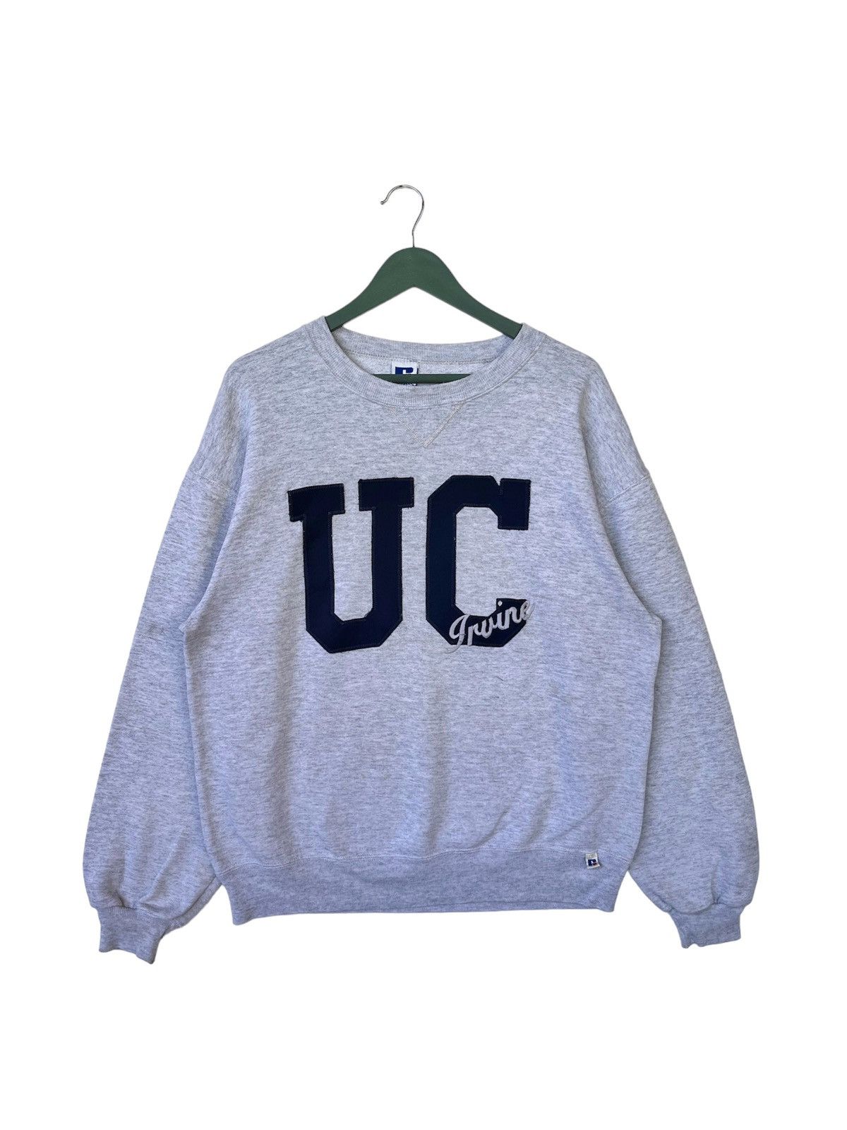 Russell Athletic × Vintage Vintage 90s University Of California Irwine Sweatshirt Size US L / EU 52-54 / 3 - 1 Thumbnail