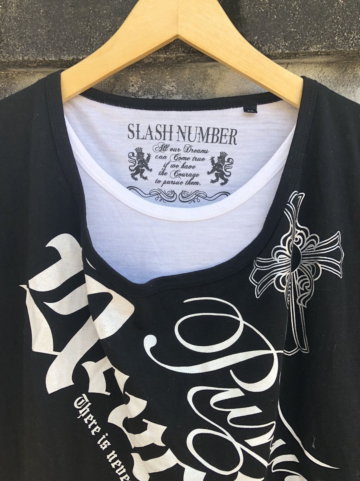 Hysteric Glamour × If Six Was Nine × Japanese Brand Double Layers Slash Number Poem Like Chrome Hearts Size US M / EU 48-50 / 2 - 8 Thumbnail