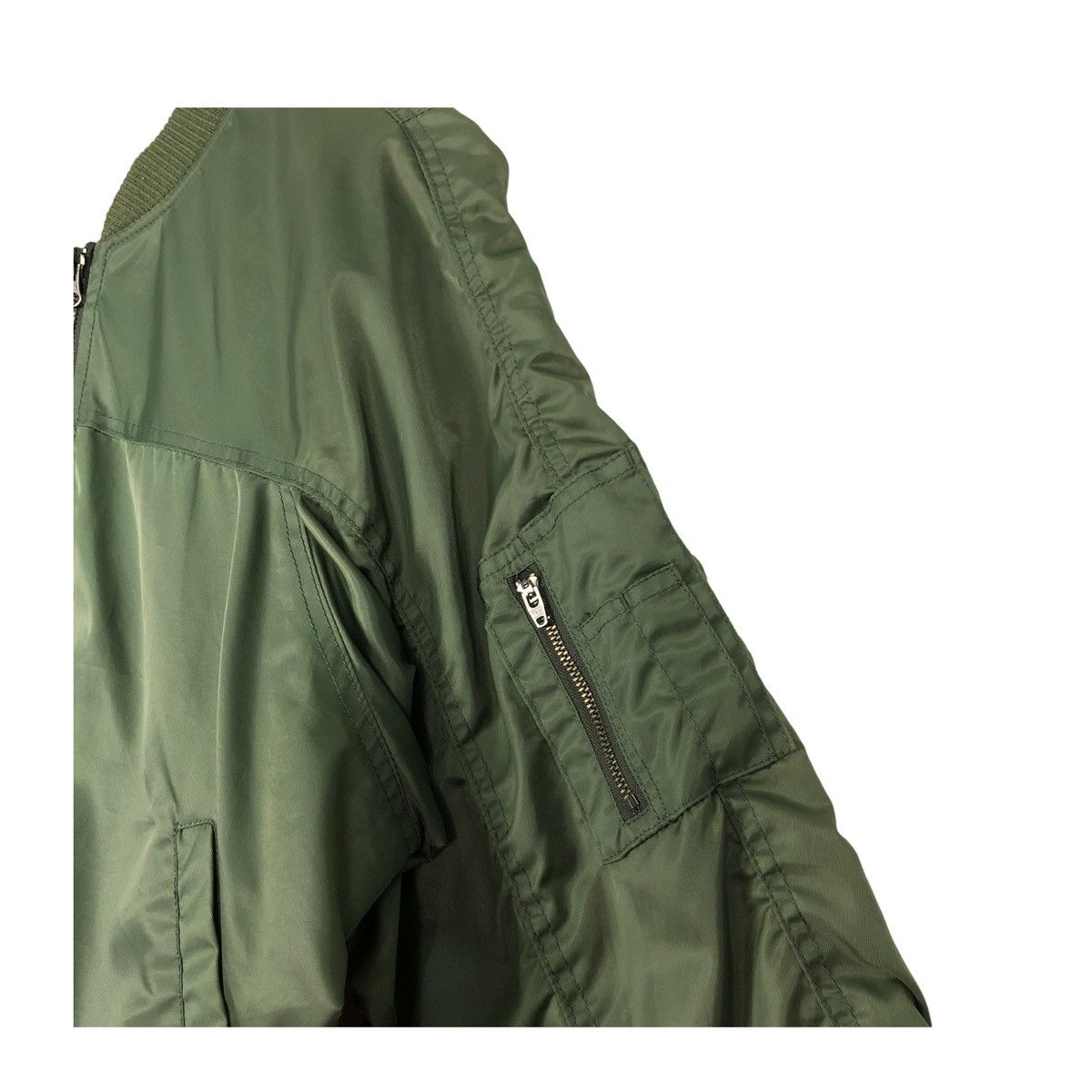 Japanese Brand 💥UNGRID JAPAN MA-1 FLIGHT RIOT BOMBER JACKET Size US M / EU 48-50 / 2 - 6 Thumbnail
