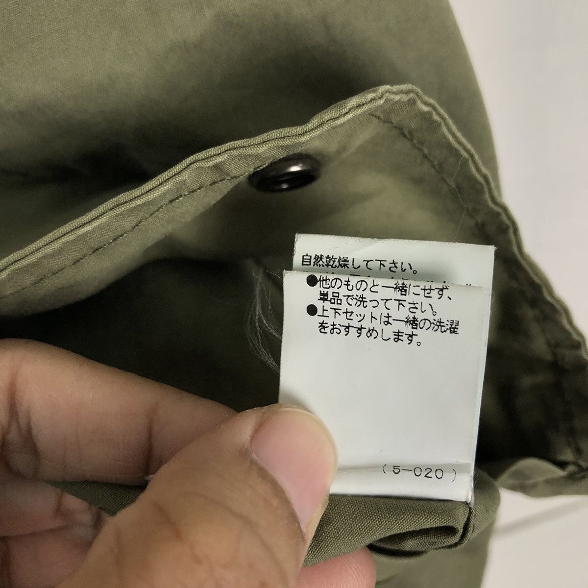 Blue Blue Japan VINTAGE FISH TAIL PARKA JACKET BLUE WORK BY BLUE BLUE JAPAN Size US M / EU 48-50 / 2 - 17 Thumbnail