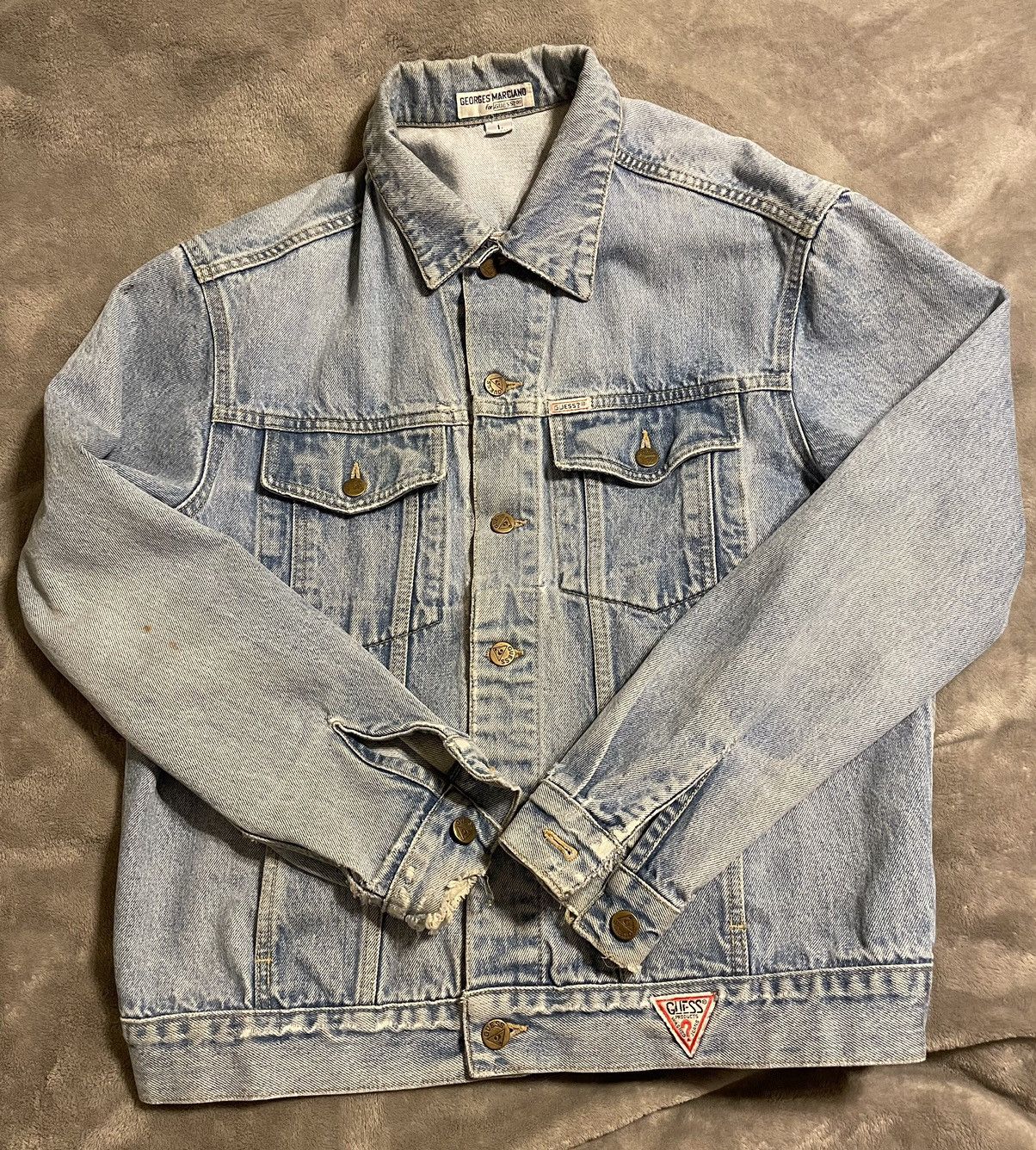 Vintage Vintage Guess X Georges Marciano Denim Jacket | Grailed