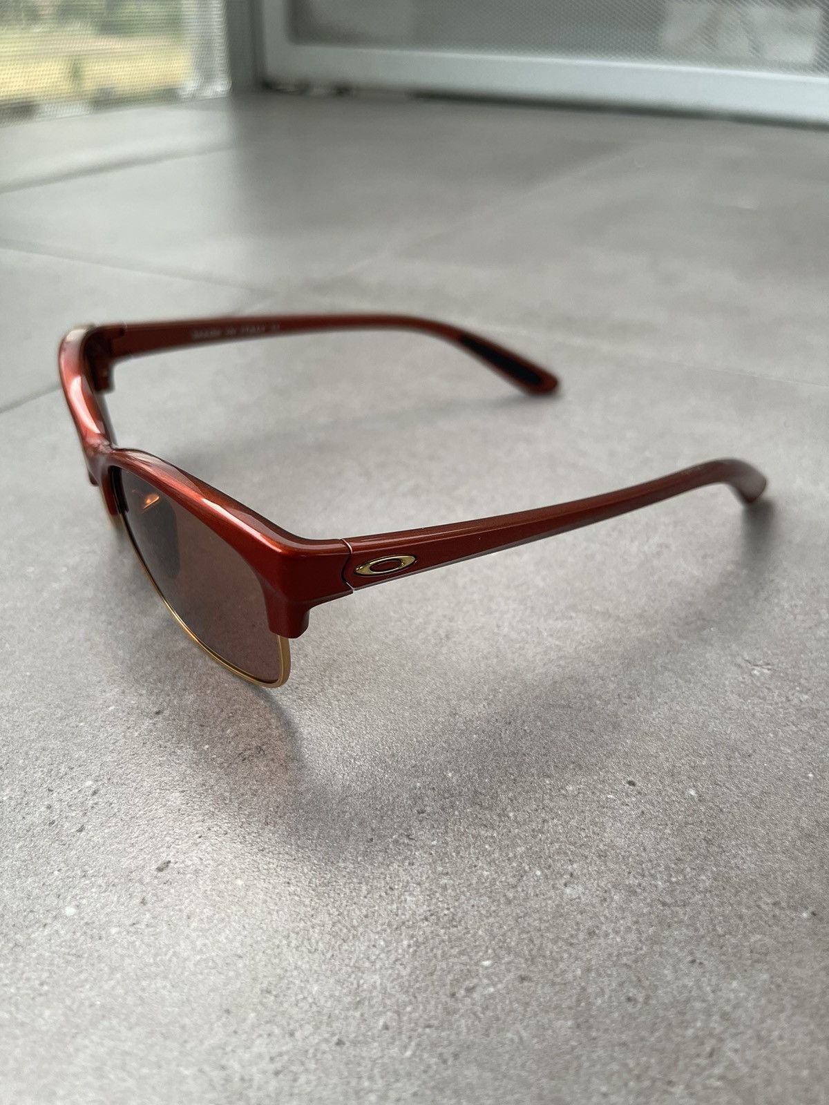 Oakley Oakley OO9204-07 "RSVP" Gold Terracotta Sunglasses Size ONE SIZE - 5 Thumbnail