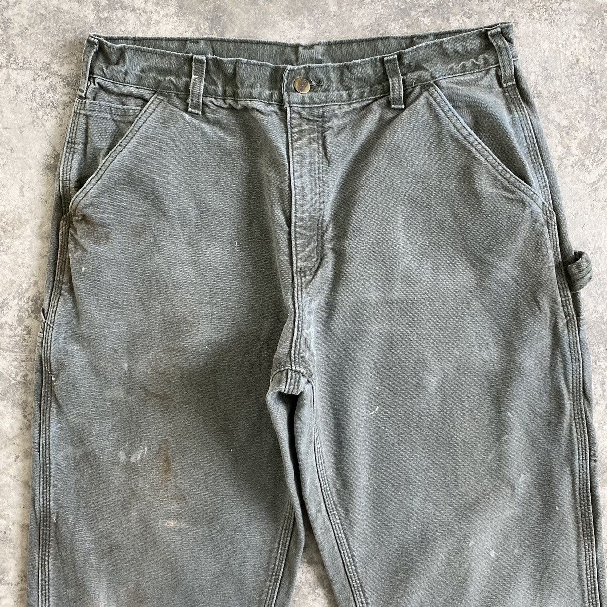 Carhartt × Vintage Vintage Carhartt Blanket Lined Carpenter Pants Size US 34 / EU 50 - 12 Thumbnail