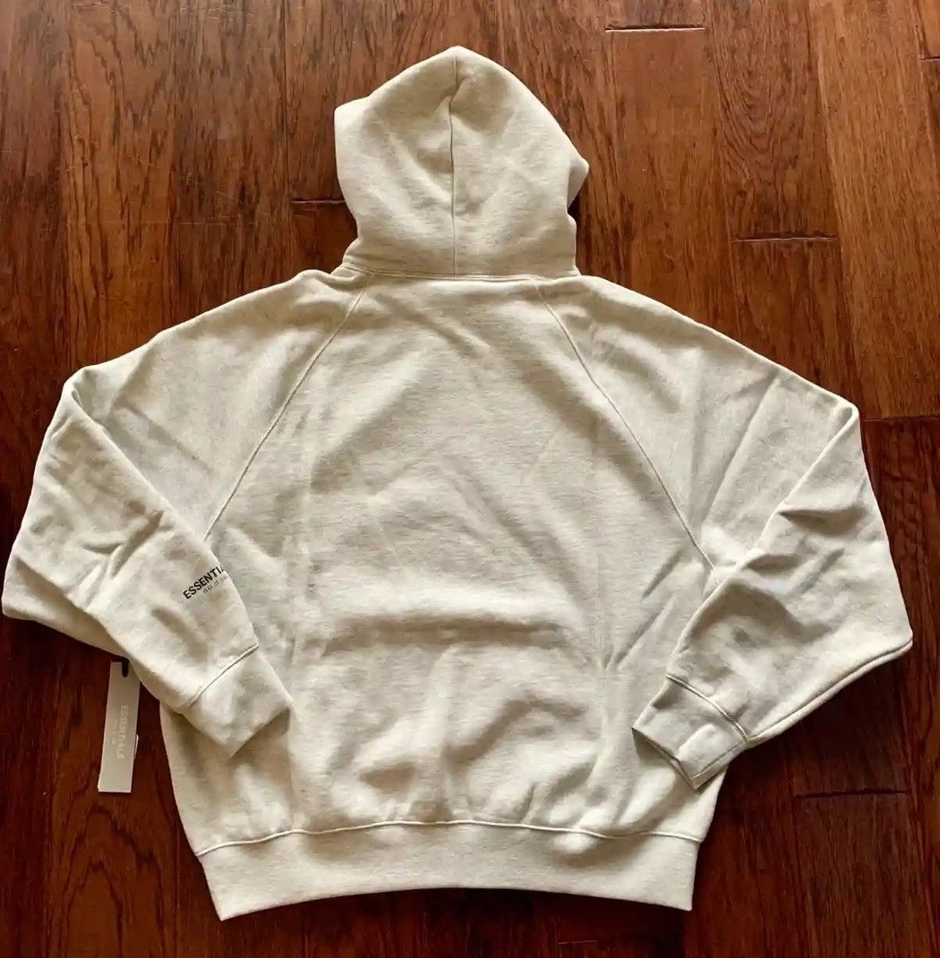 Essentials core collection hoodie light Heather oatmeal L