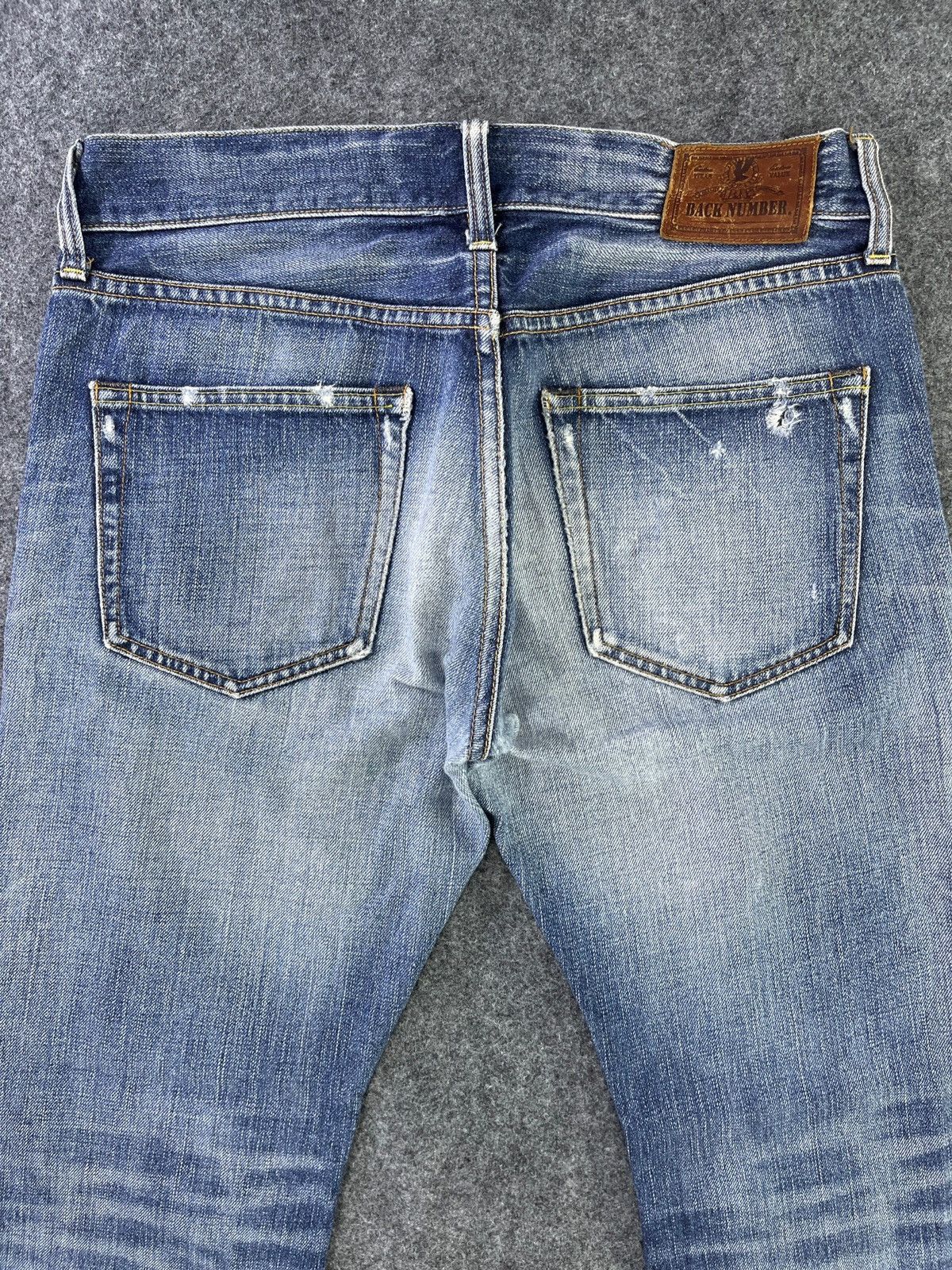 Vintage Vintage Back Number Jeans Distressed Denim - J936 Size US 32 / EU 48 - 4 Thumbnail